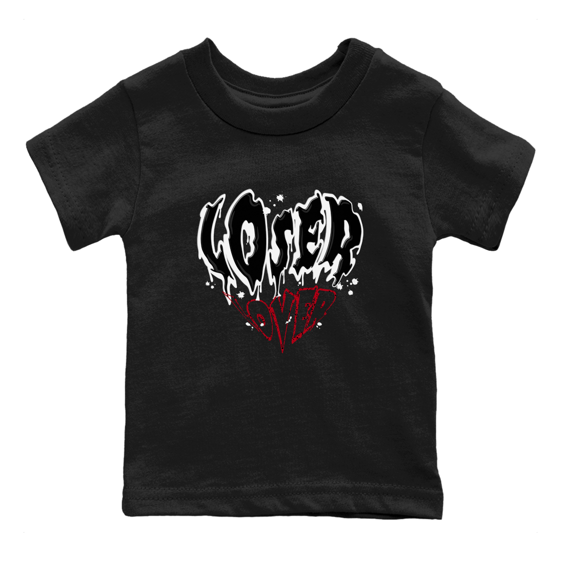 Melting Loser Lover snkmatch Tee Kids - Air Jordan 4 Red Cement
