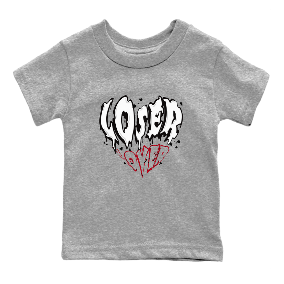 Melting Loser Lover snkmatch Tee Kids - Air Jordan 4 Red Cement