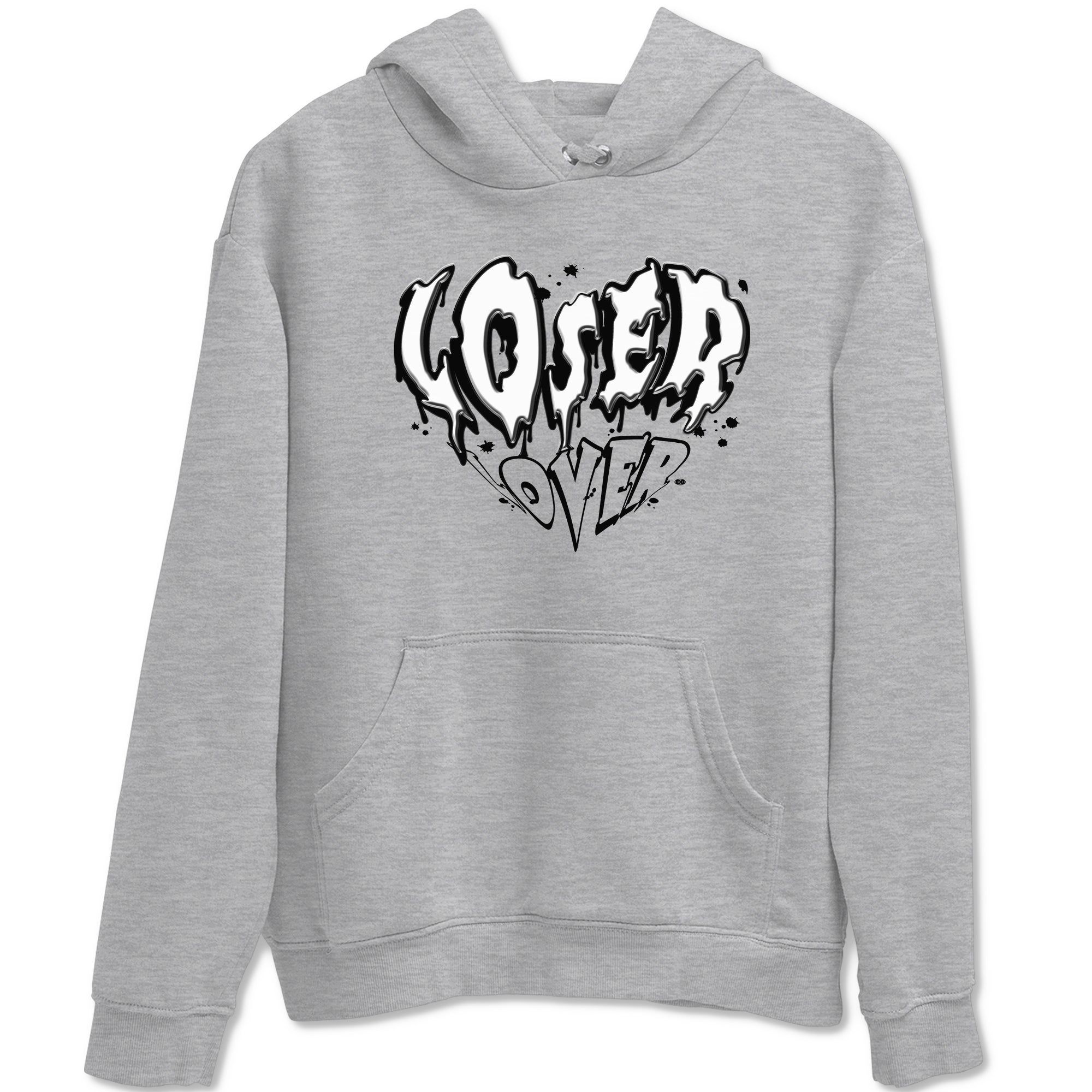 Melting Loser Lover snkmatch Tees - Air Jordan 4 White Thunder