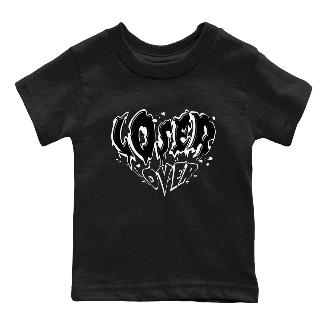 Melting Loser Lover snkmatch Tees Kids - Air Jordan 4 White Thunder