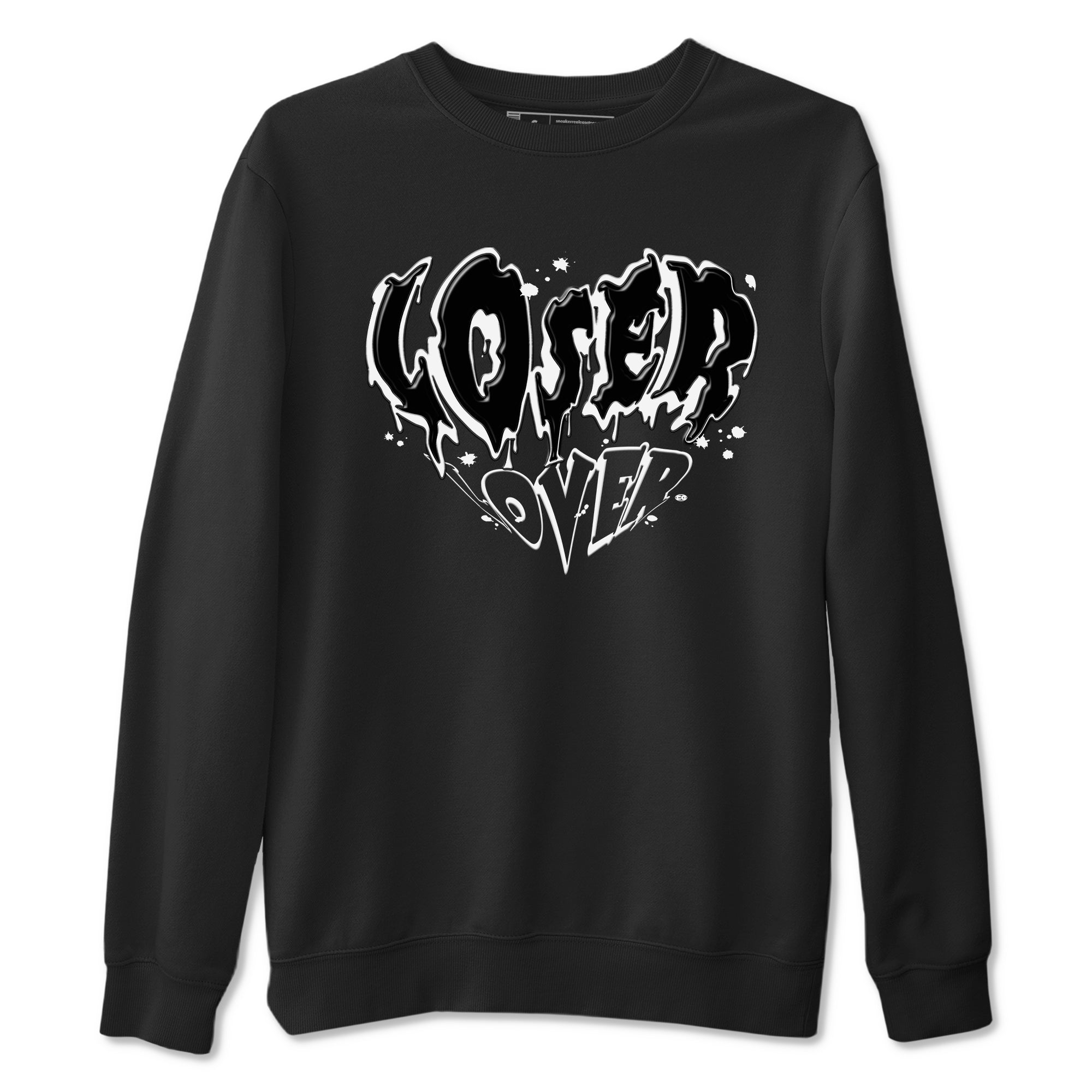 Melting Loser Lover snkmatch Tees - Air Jordan 4 White Thunder