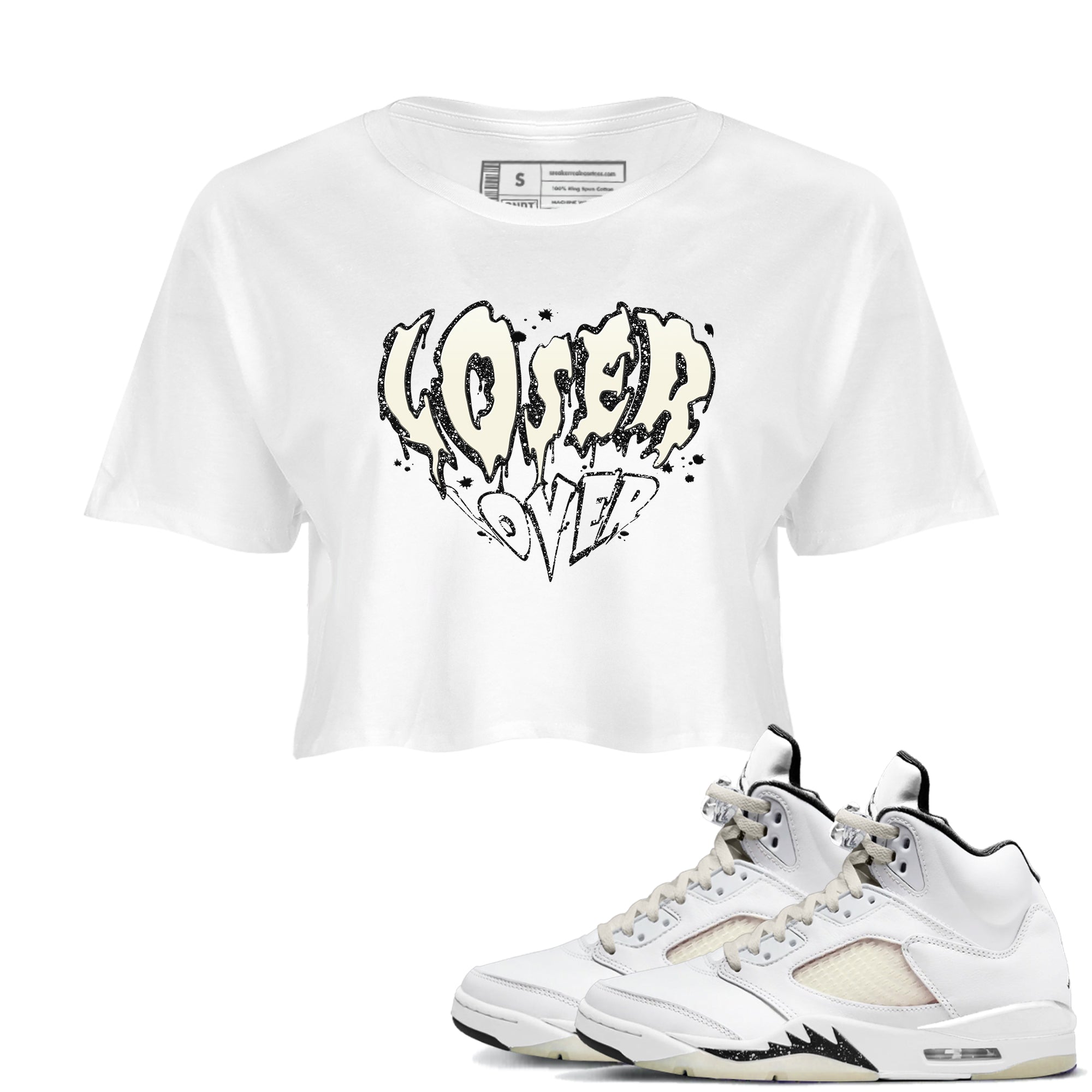 Melting Loser Lover snkmatch Women's Top - Air Jordan 5 Sail