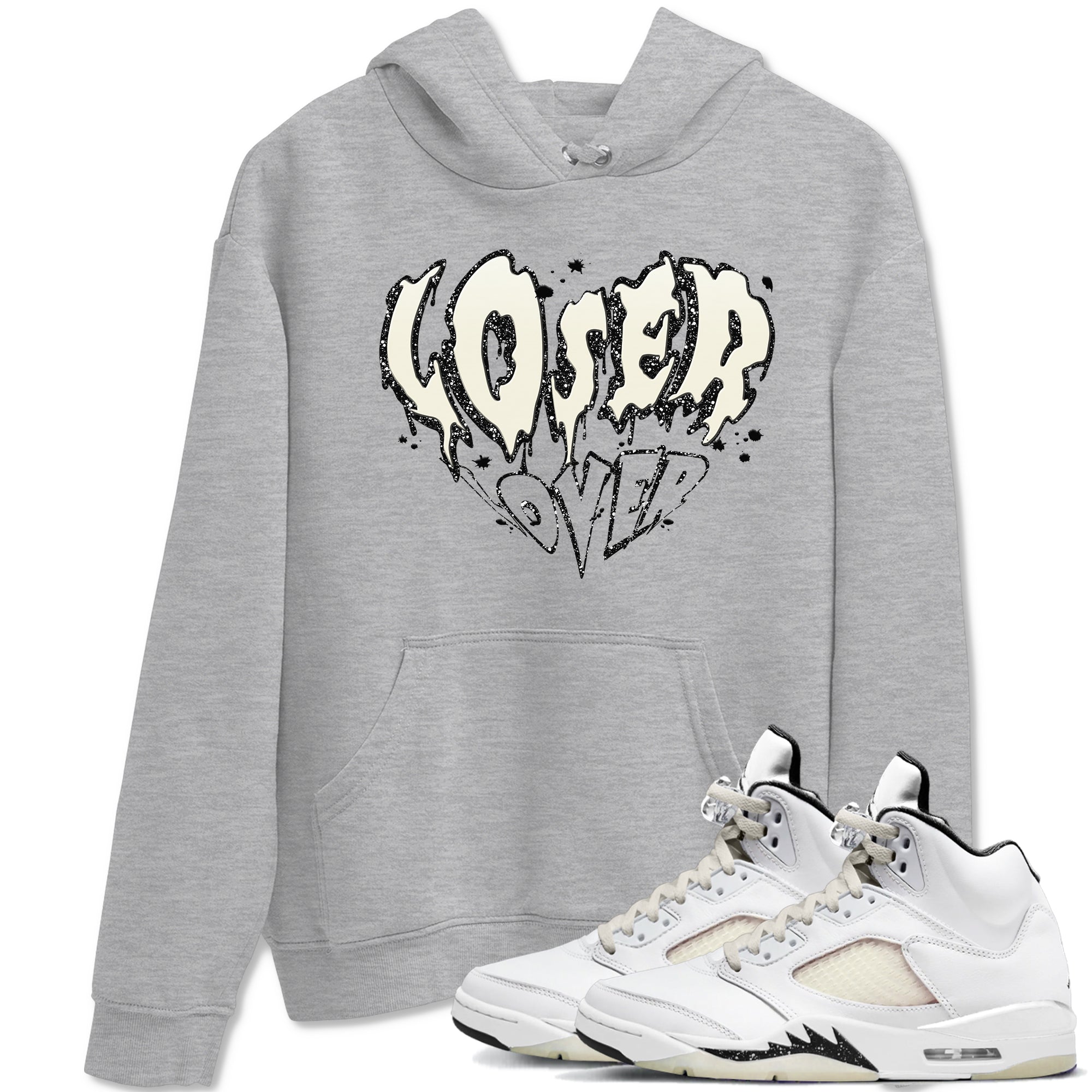 Melting Loser Lover snkmatch Tees - Air Jordan 5 Sail