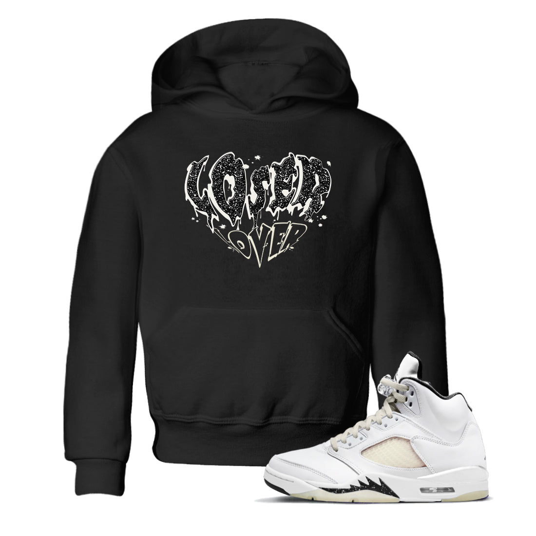 Melting Loser Lover snkmatch Tees Kids - Air Jordan 5 Sail