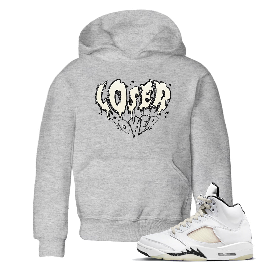 Melting Loser Lover snkmatch Tees Kids - Air Jordan 5 Sail