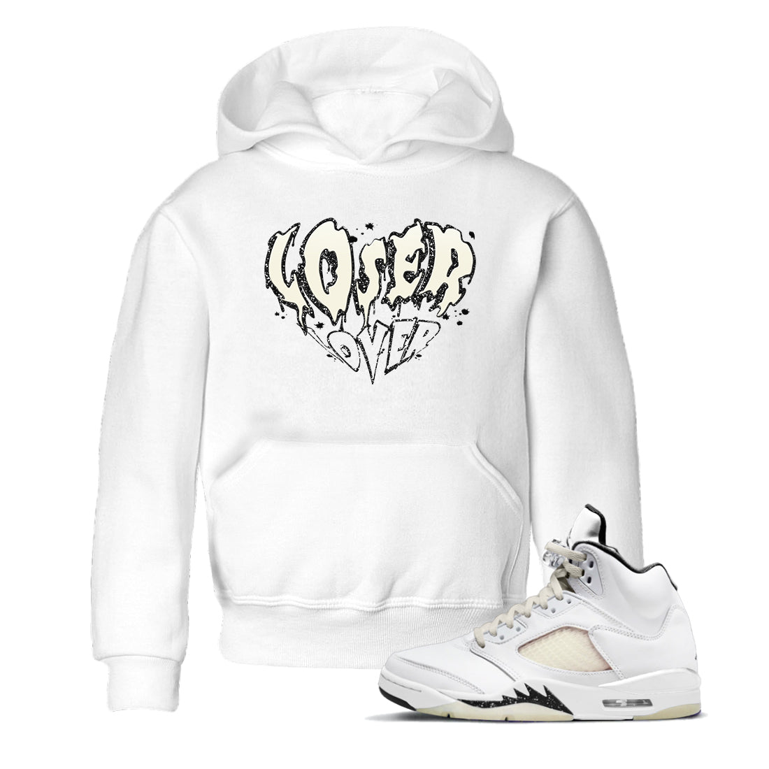 Melting Loser Lover snkmatch Tees Kids - Air Jordan 5 Sail