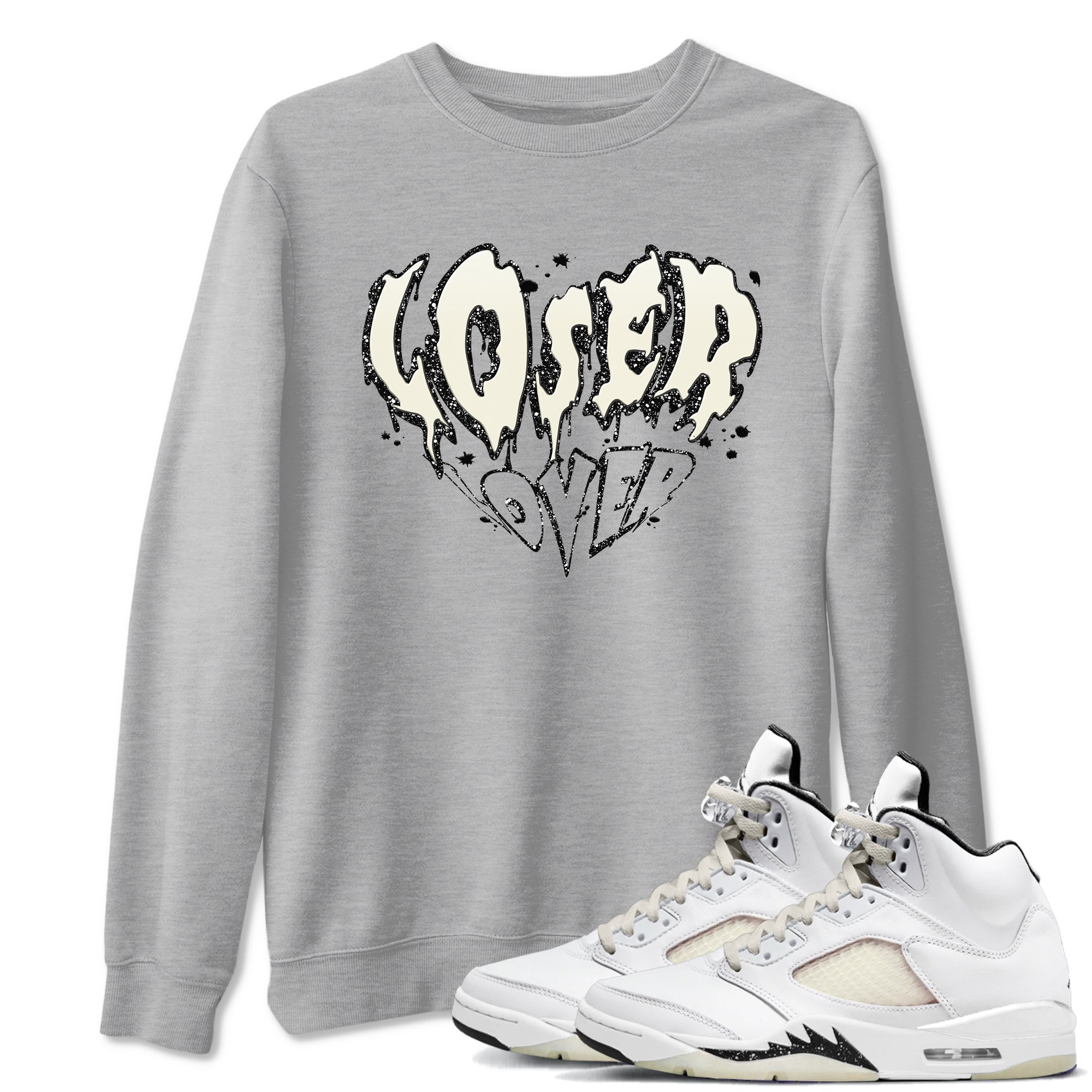 Melting Loser Lover snkmatch Tees - Air Jordan 5 Sail