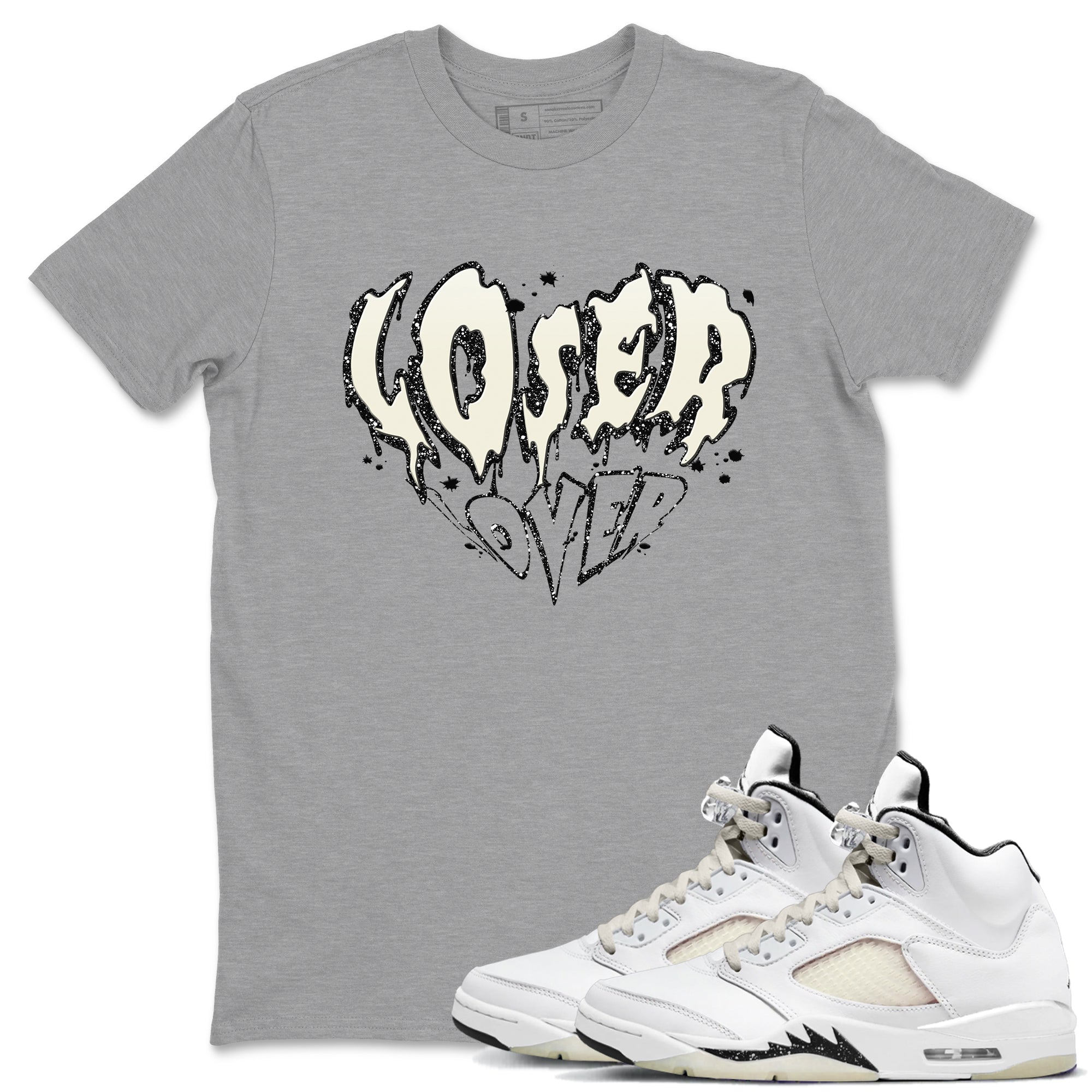 Melting Loser Lover snkmatch Tees - Air Jordan 5 Sail