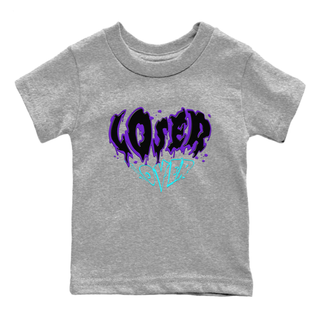 Melting Loser Lover snkmatch Tee Kids - Air Jordan 6 Aqua