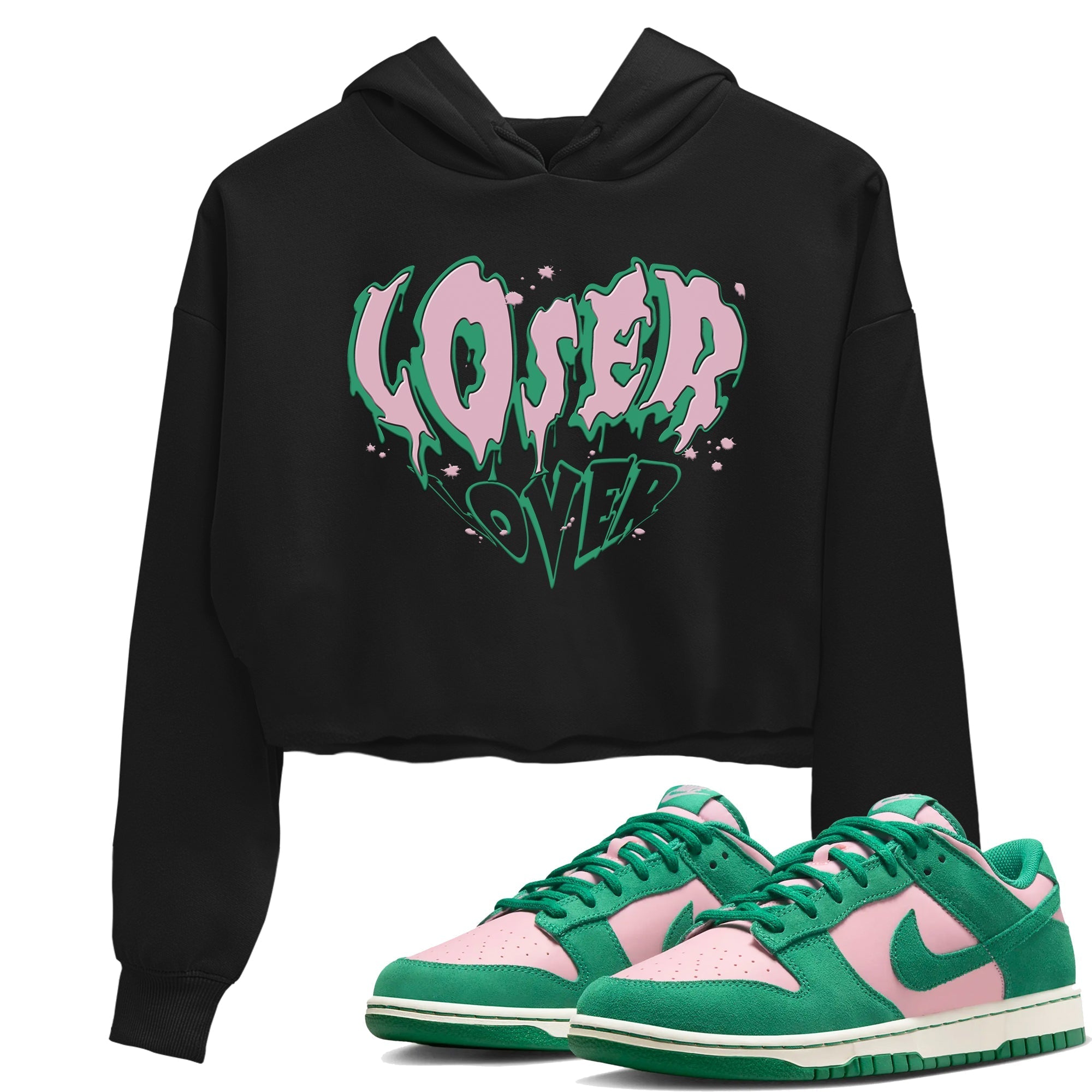 Melting Loser Lover snkmatch Women's Top - Dunk Medium Soft Pink Malachite