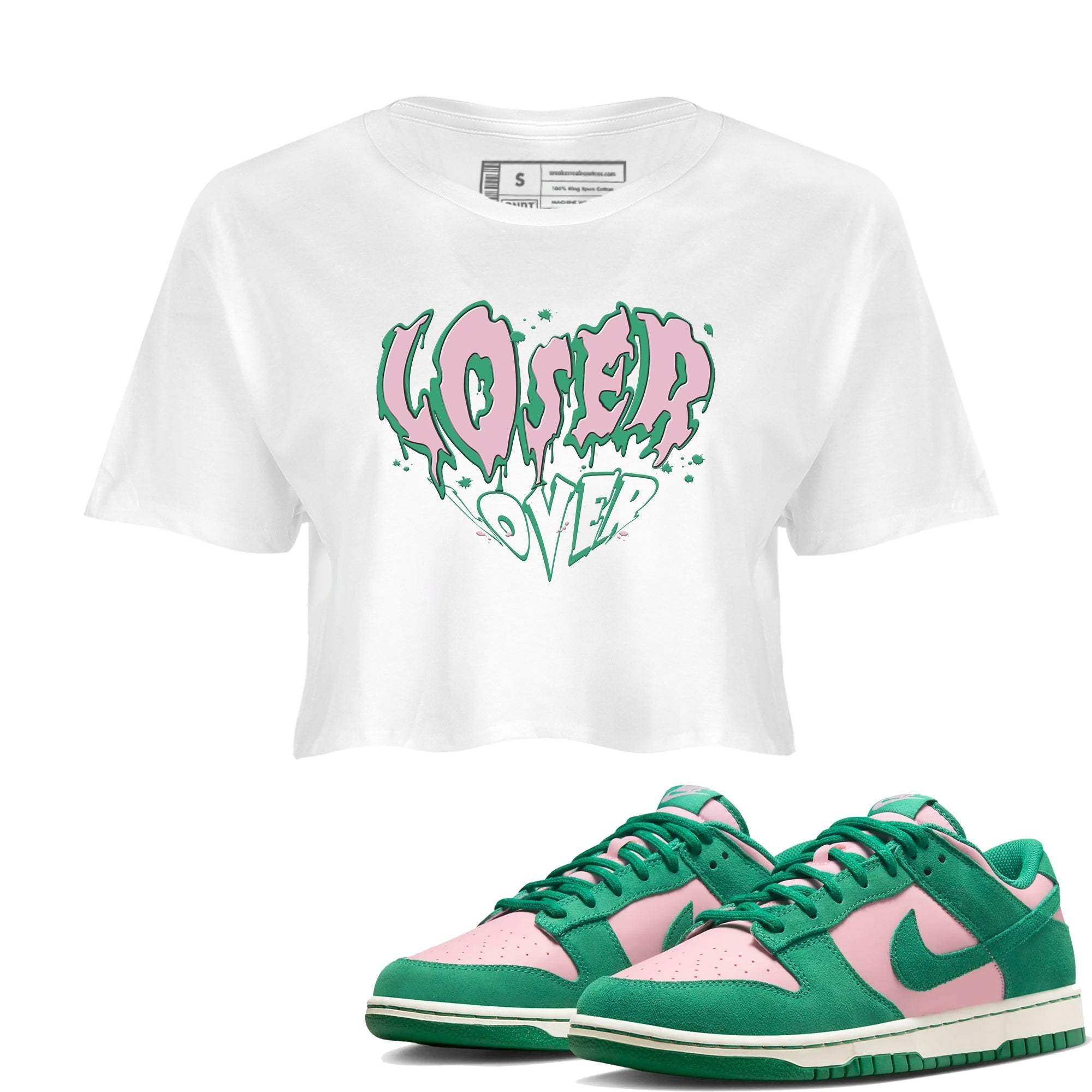 Melting Loser Lover snkmatch Women's Top - Dunk Medium Soft Pink Malachite
