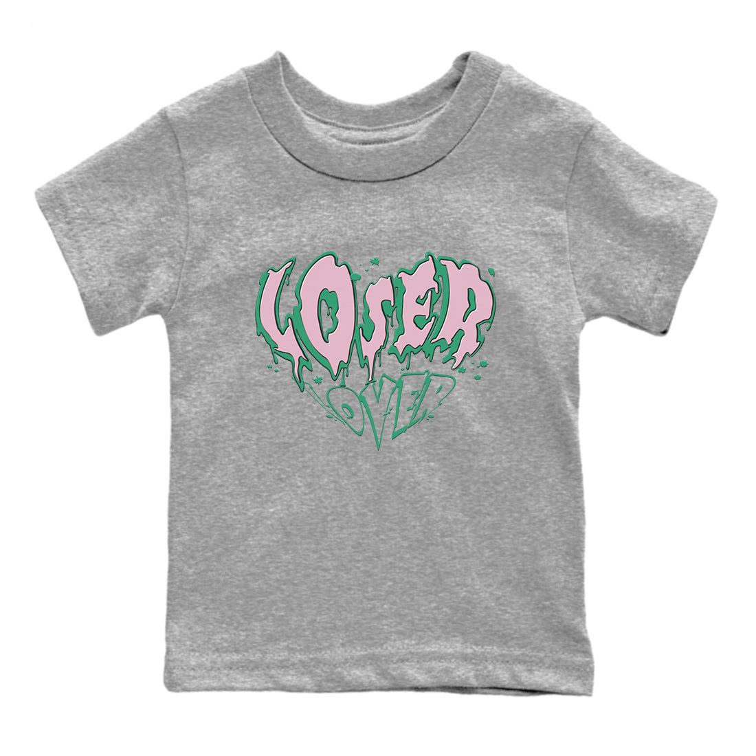 Melting Loser Lover snkmatch Tees Kids - Dunk Medium Soft Pink Malachite