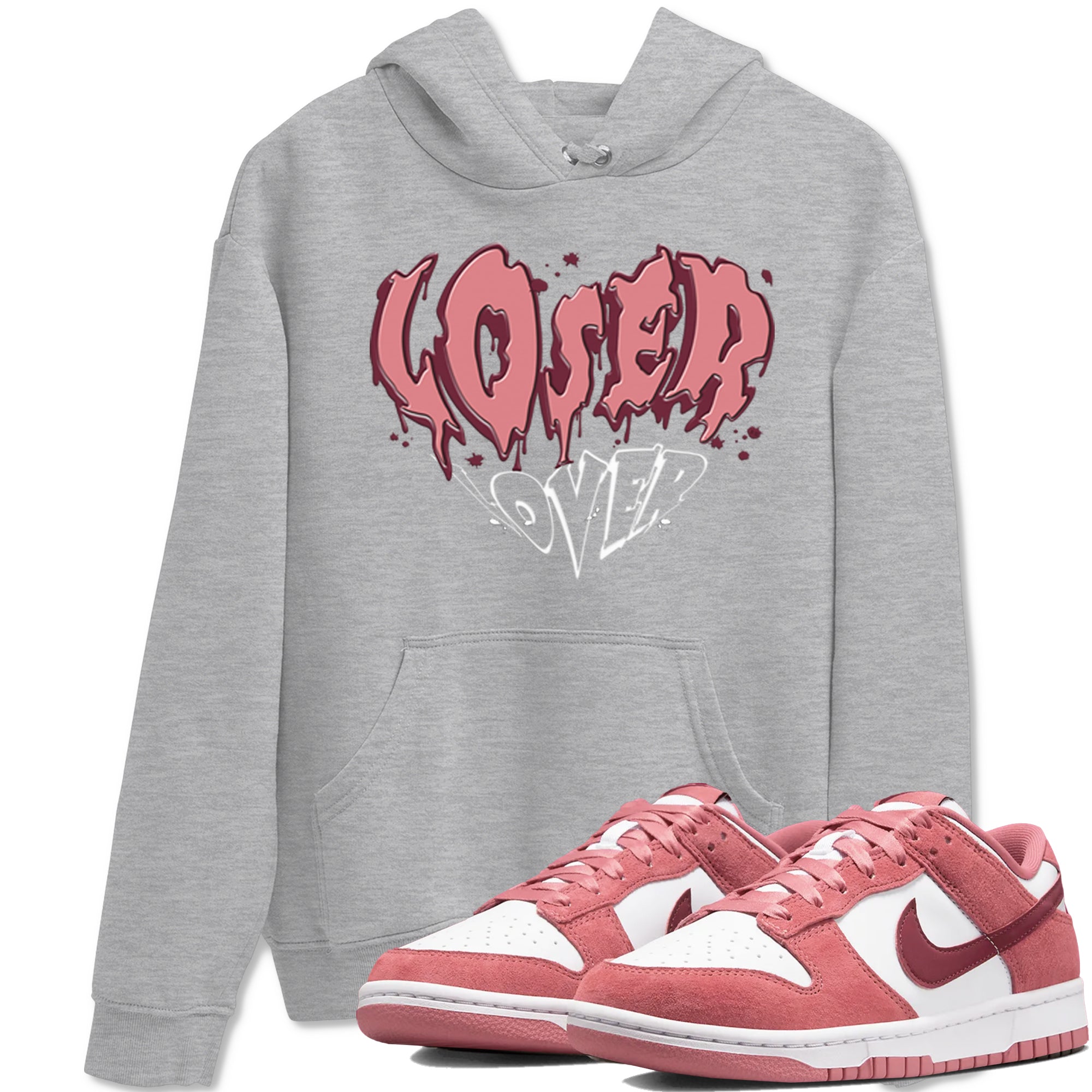 Melting Loser Lover snkmatch Tees - Dunk Valentines Day 2024