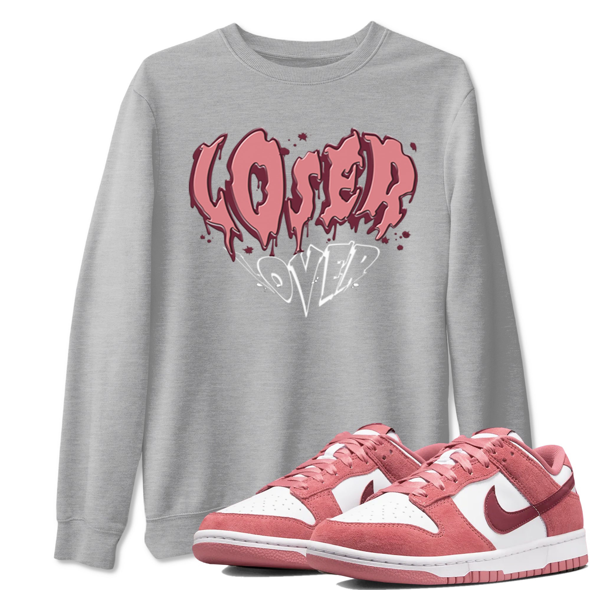 Melting Loser Lover snkmatch Tees - Dunk Valentines Day 2024