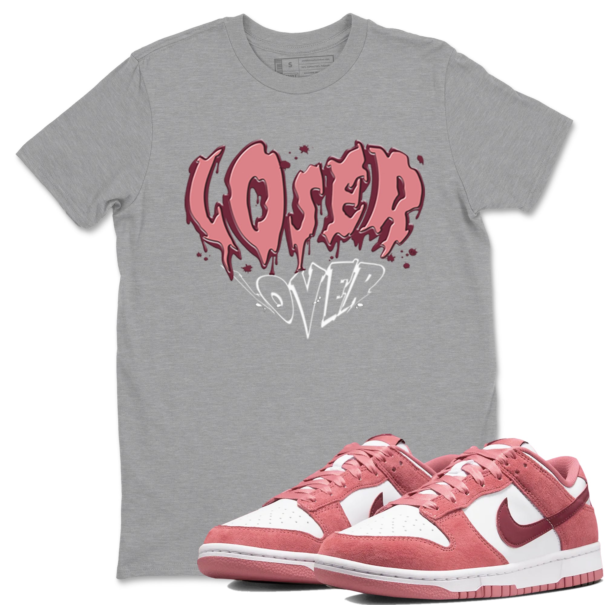Melting Loser Lover snkmatch Tees - Dunk Valentines Day 2024
