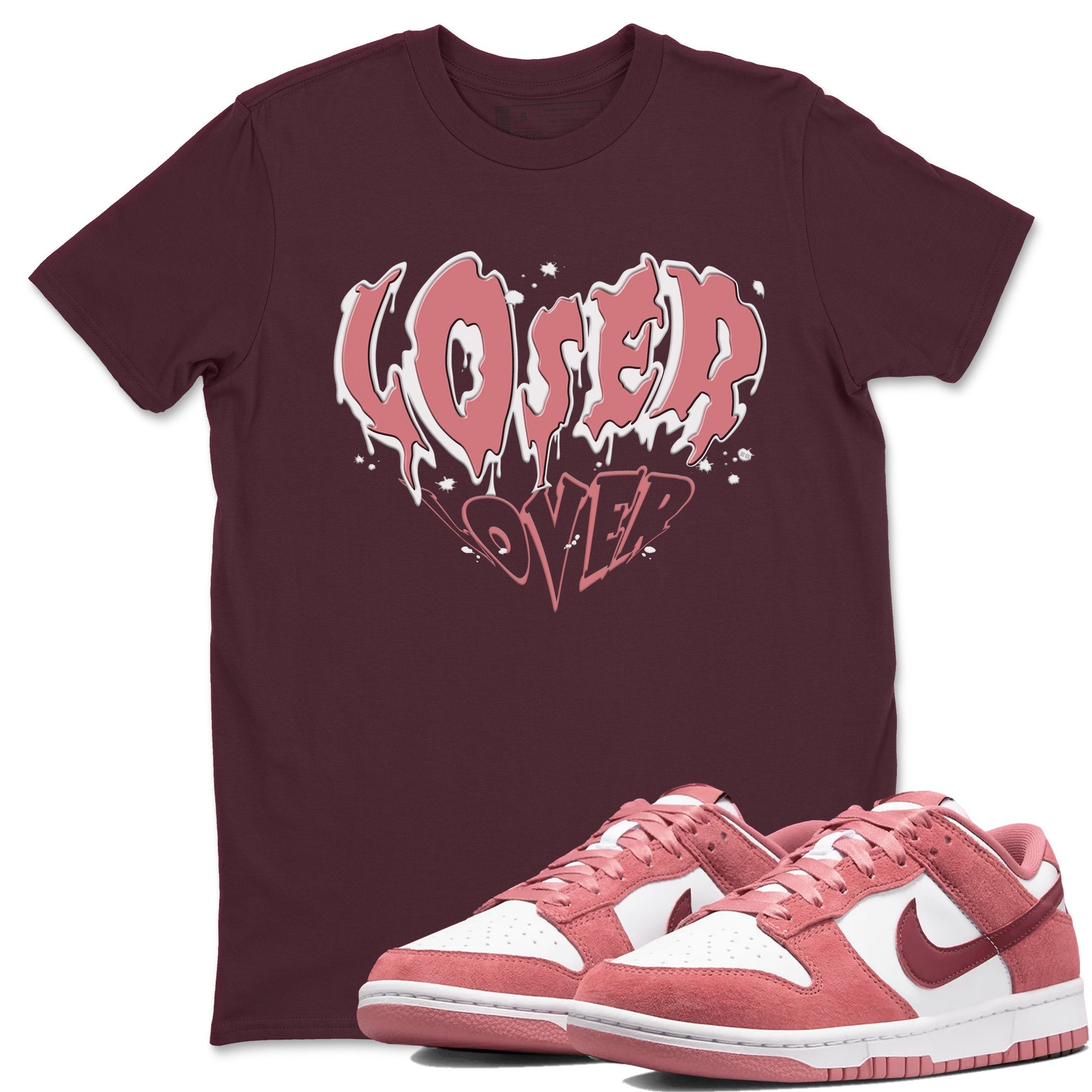 Melting Loser Lover snkmatch Tees - Dunk Valentines Day 2024