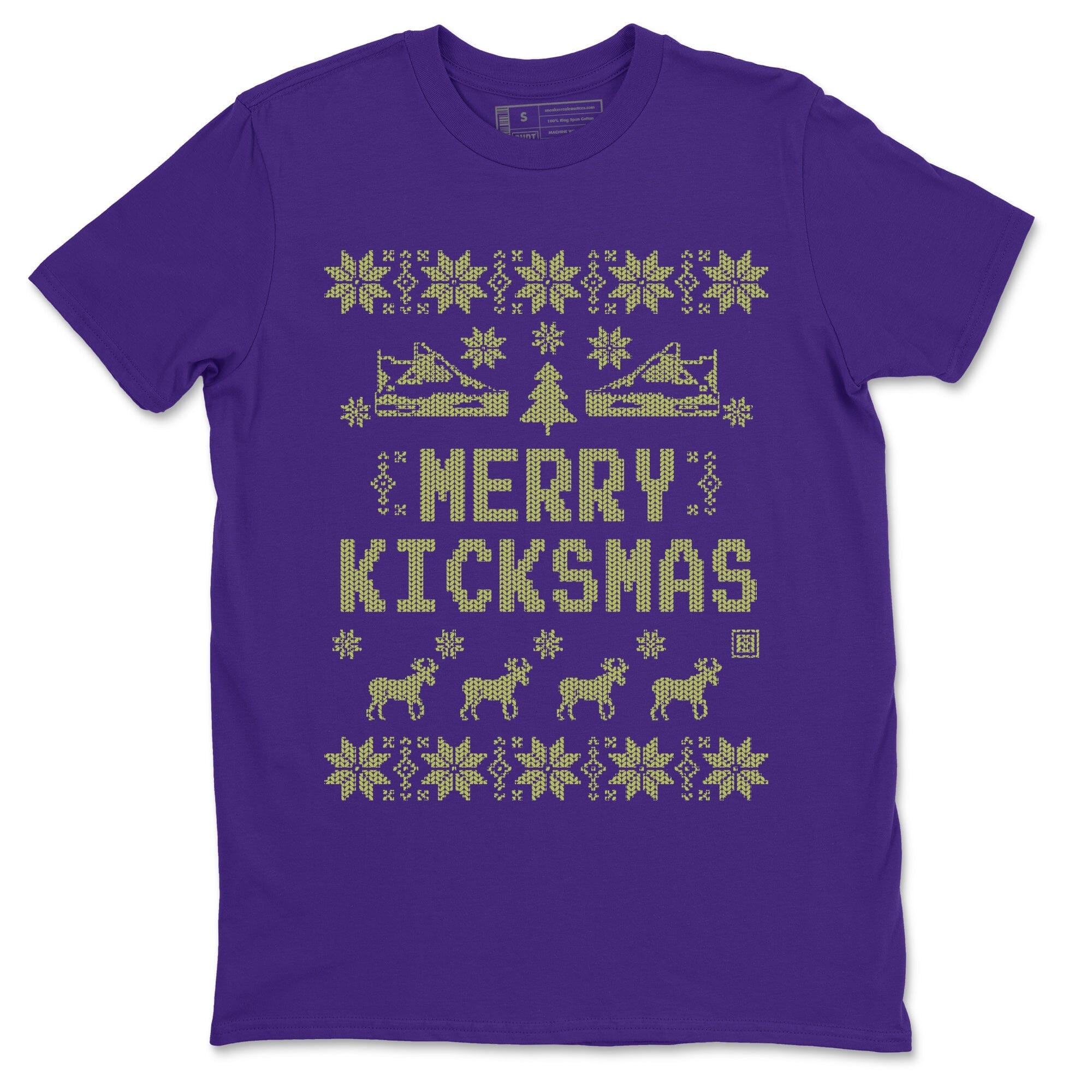 Merry Kicksmas Unisex Tops - Air Jordan 4 Canyon Purple