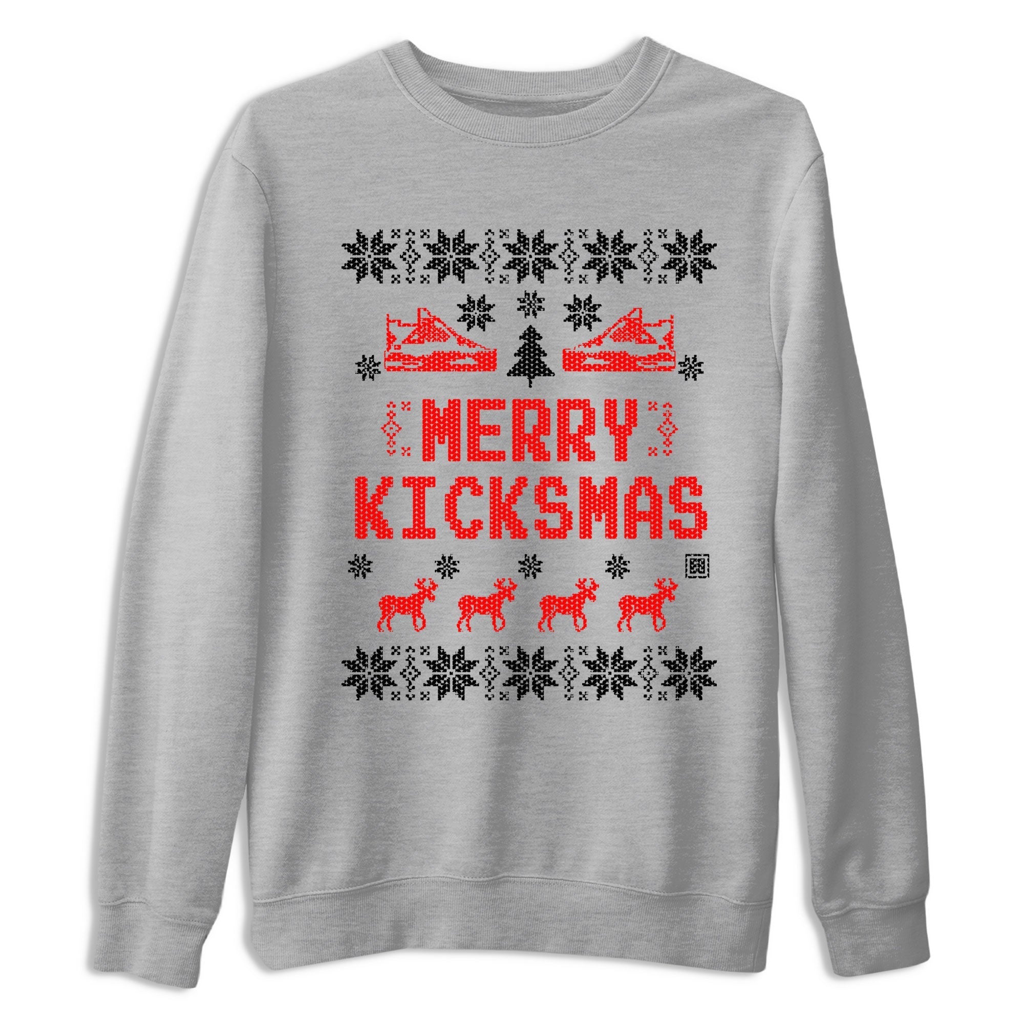 Merry Kicksmas snkmatch Tees - Air Jordan 4 Red Thunder