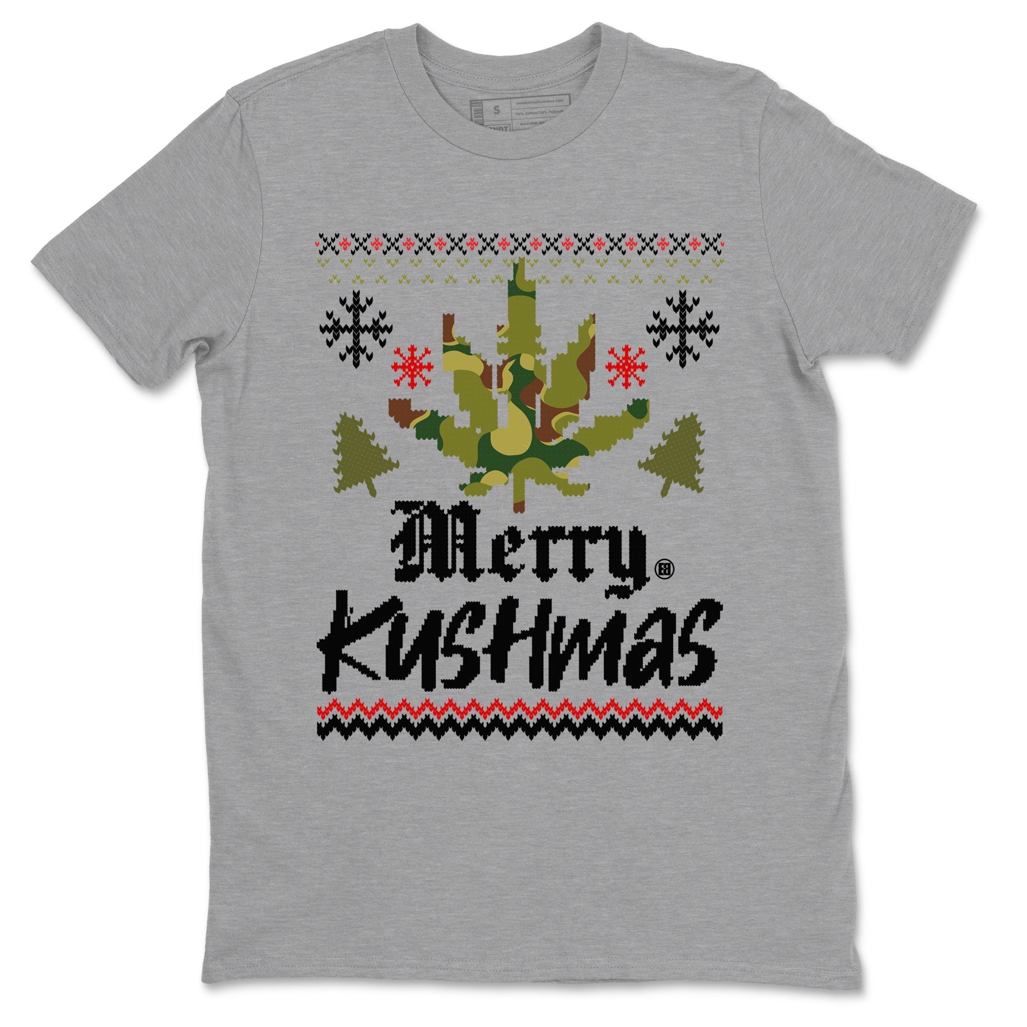 Merry Kushmas snkmatch Tees - Air Max 90 Reverse Duck Camo