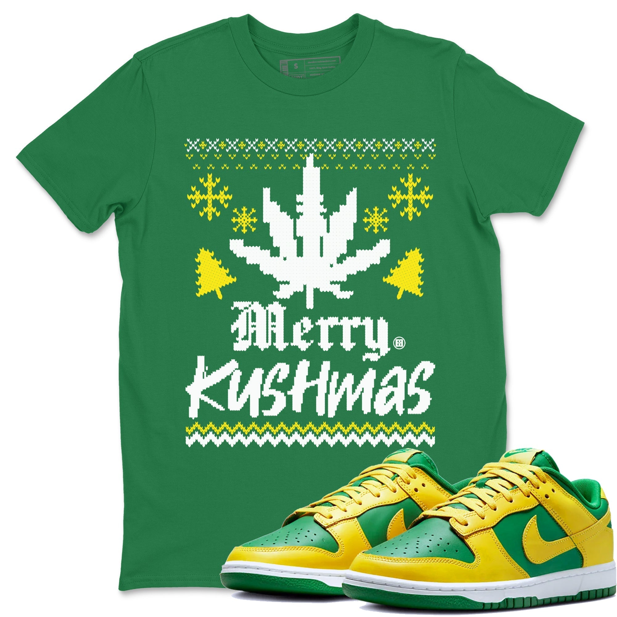 Merry Kushmas snkmatch Tees - Dunk Reverse Brazil