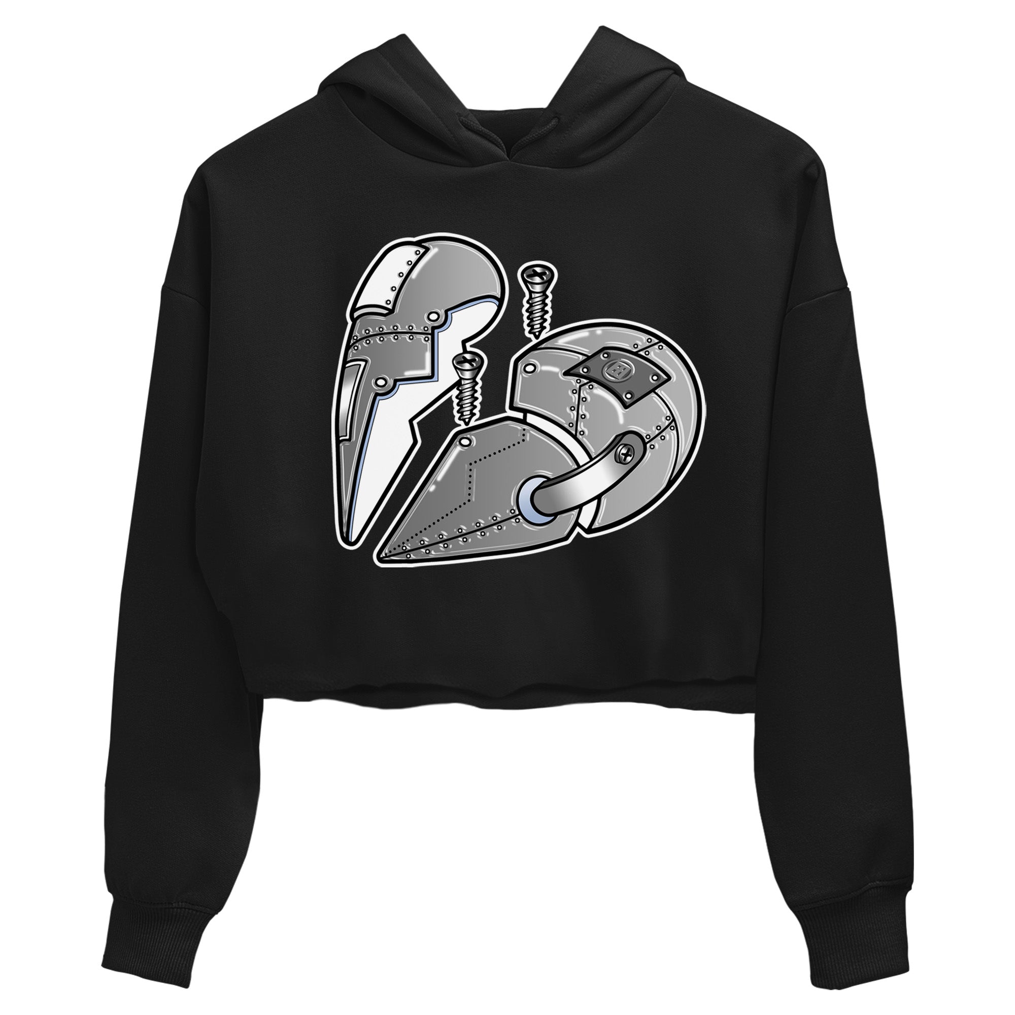 Metal Heart Women's Tops - Air Jordan 6 Cool Grey