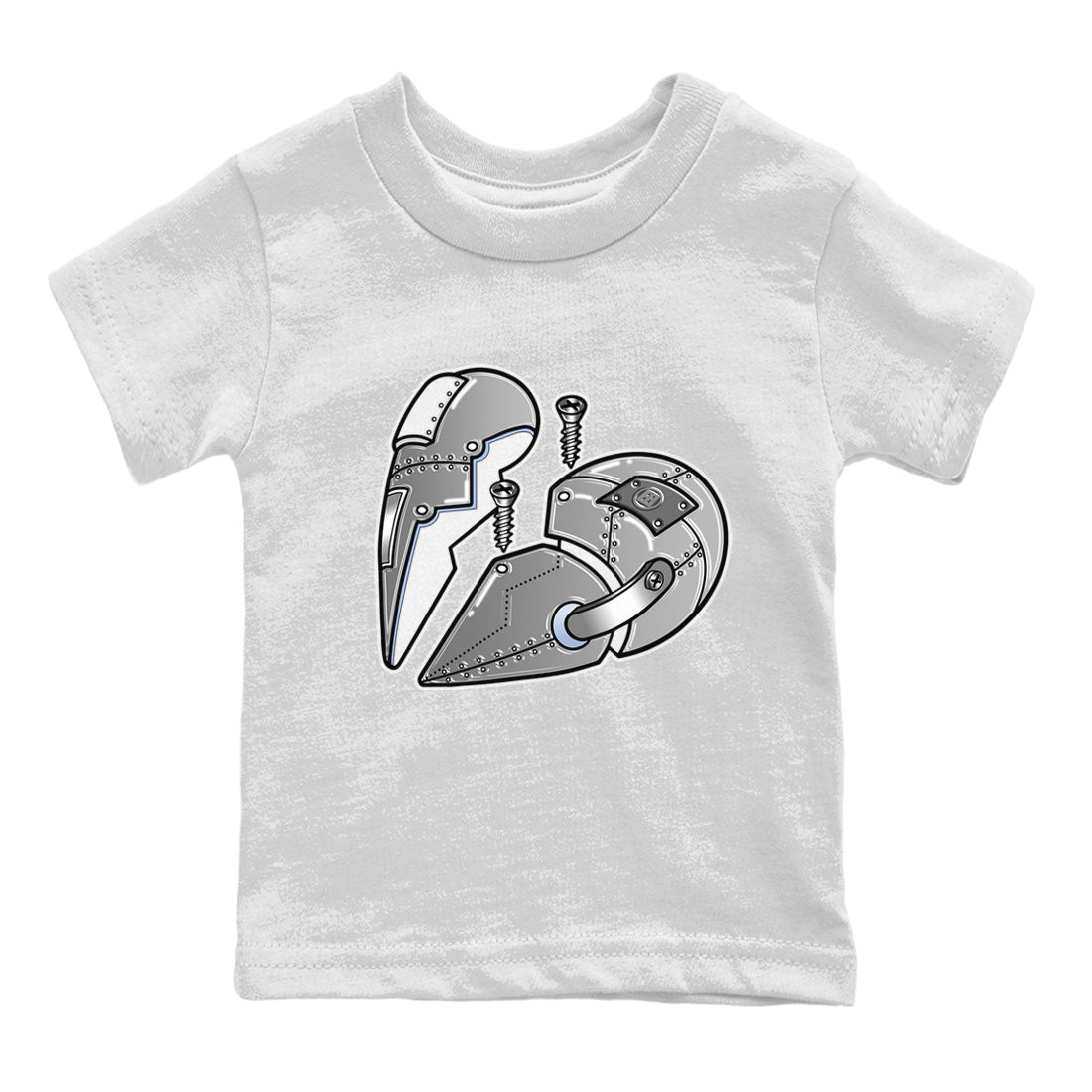 Metal Heart Kids Tops - Air Jordan 6 Cool Grey