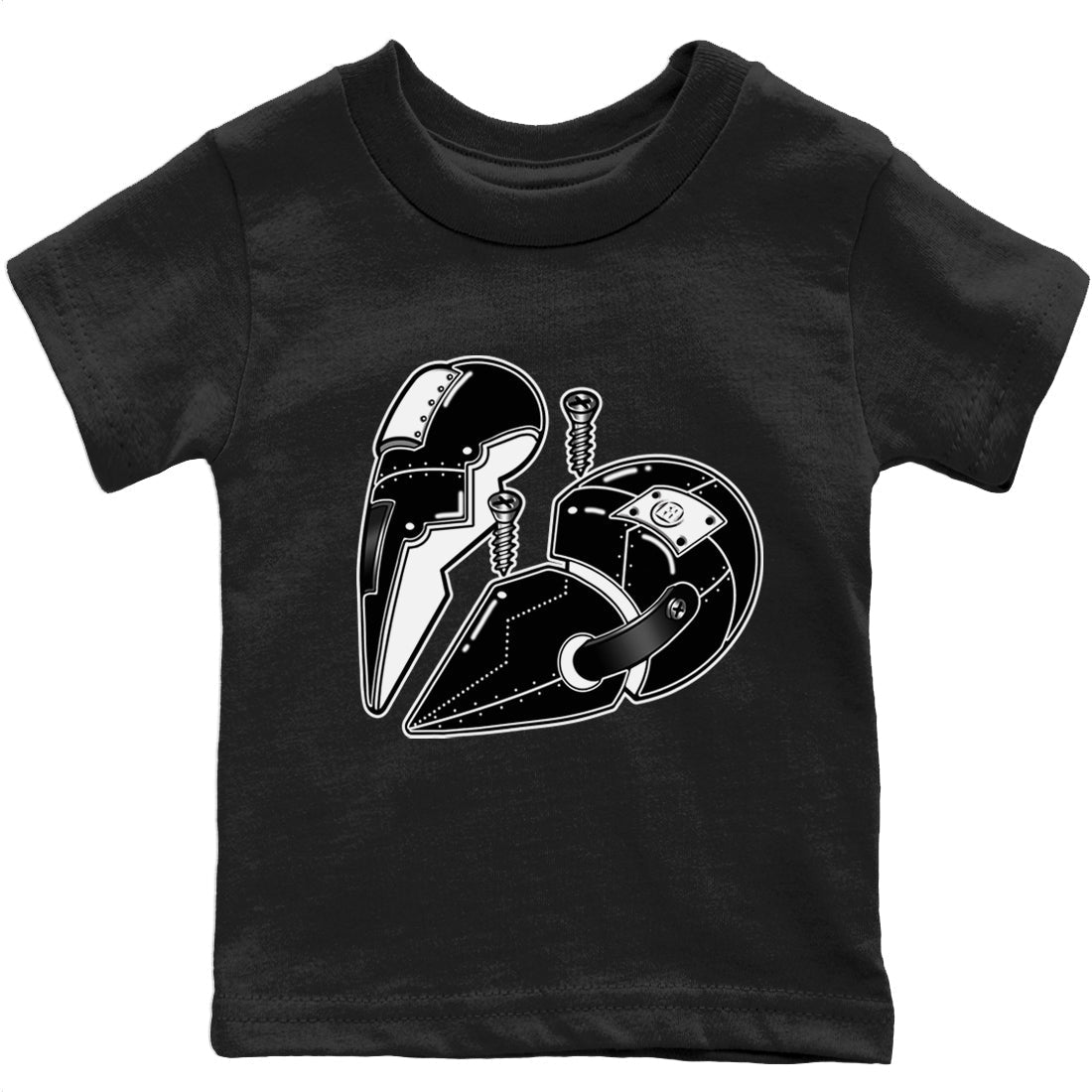 Metal Heart Kids Tops - Dunk Panda