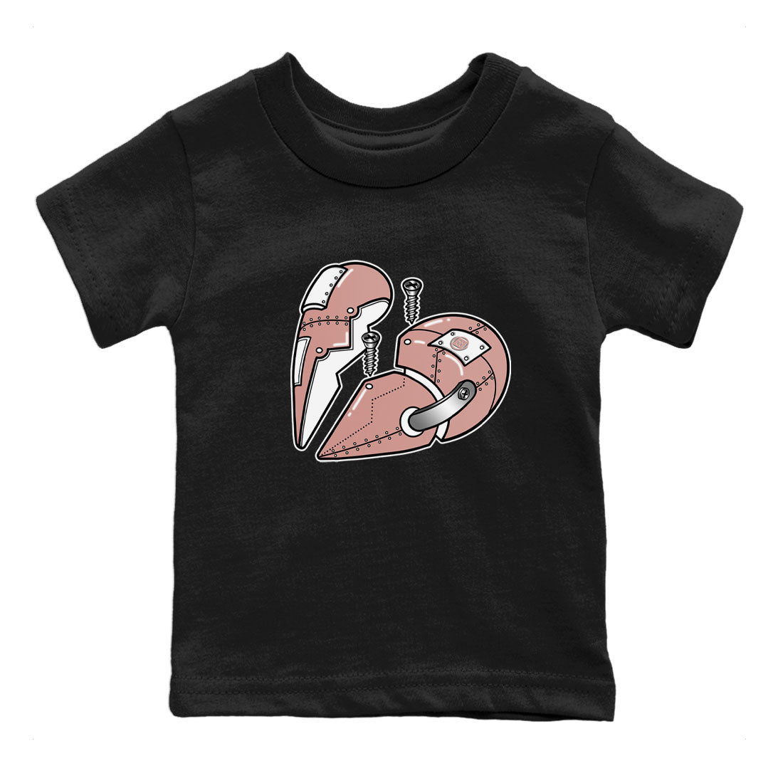 Metal Heart snkmatch Tee Kids - Dunk Rose Whisper
