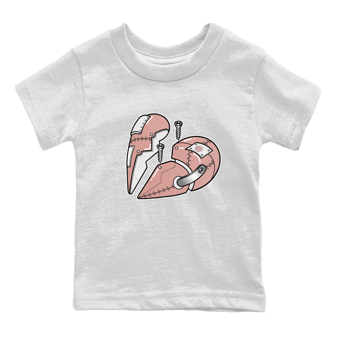 Metal Heart snkmatch Tee Kids - Dunk Rose Whisper