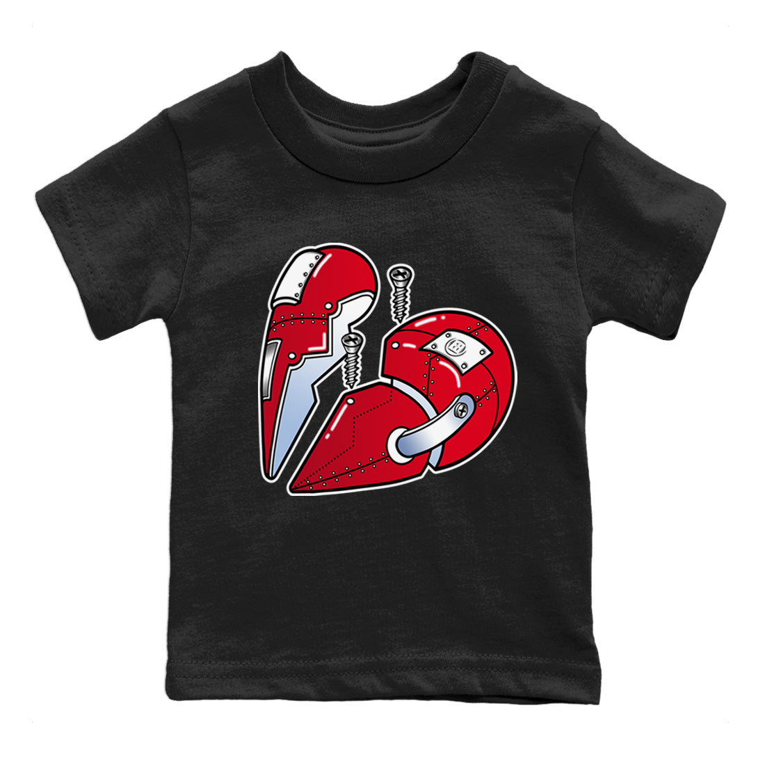 Metal Heart Kids Tops - Air Jordan 11 Cherry