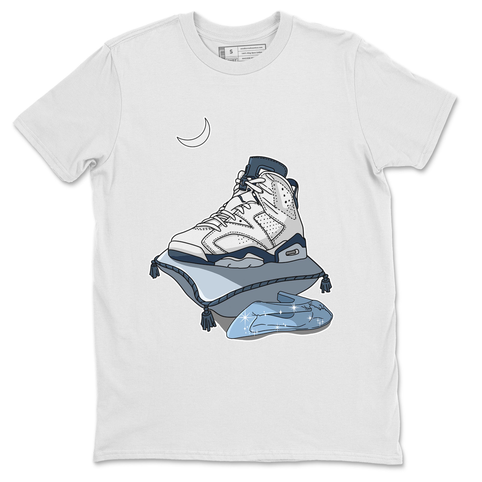 Midnight Shoes Unisex Tops - Air Jordan 6 Midnight Navy