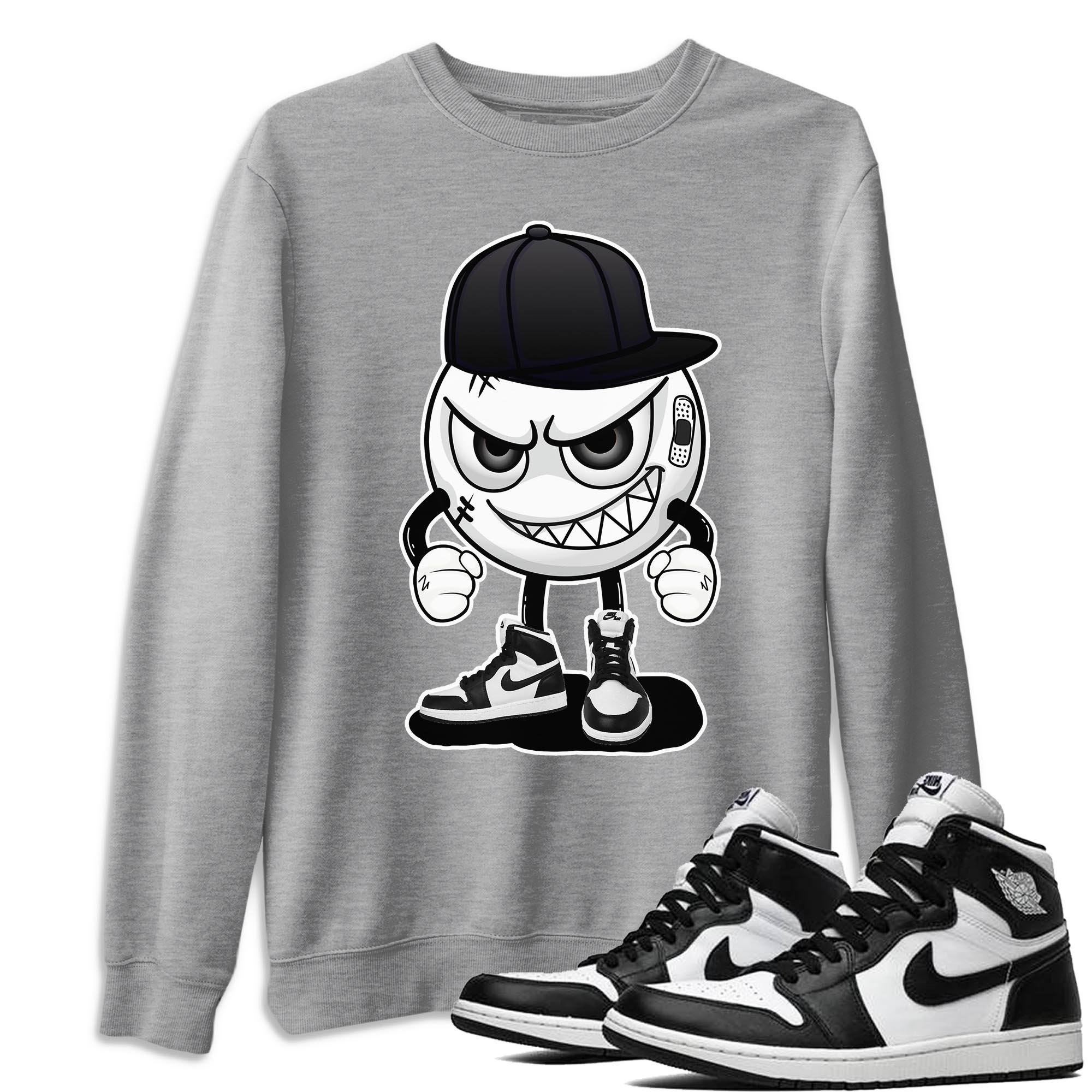 Mischief Unisex Tops - Air Jordan 1 Black White