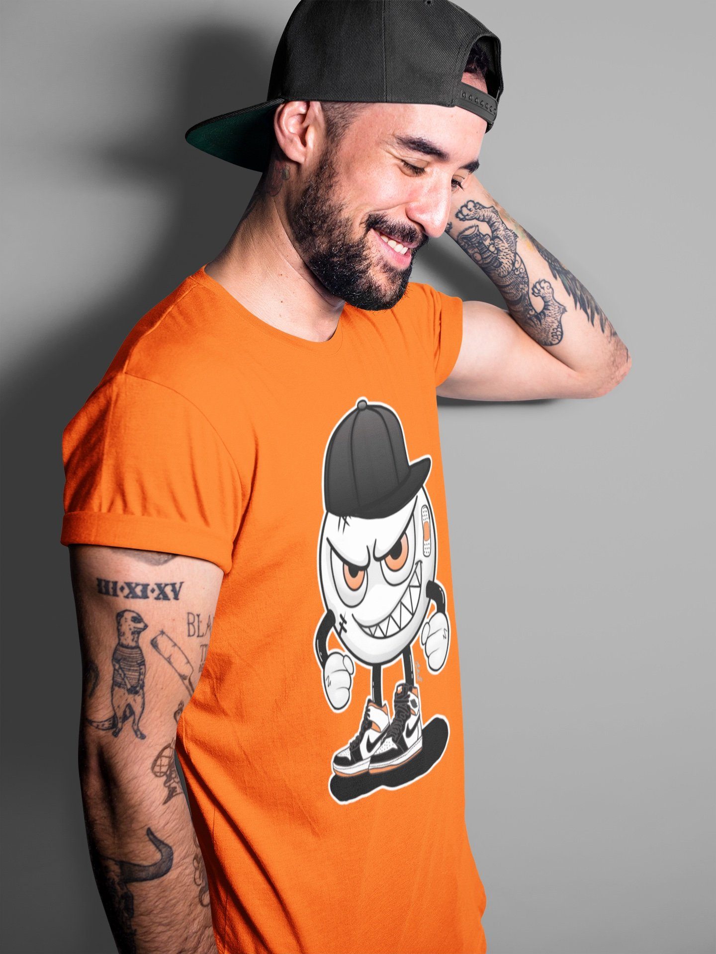 Mischief Unisex Tops - Air Jordan 1 Electro Orange