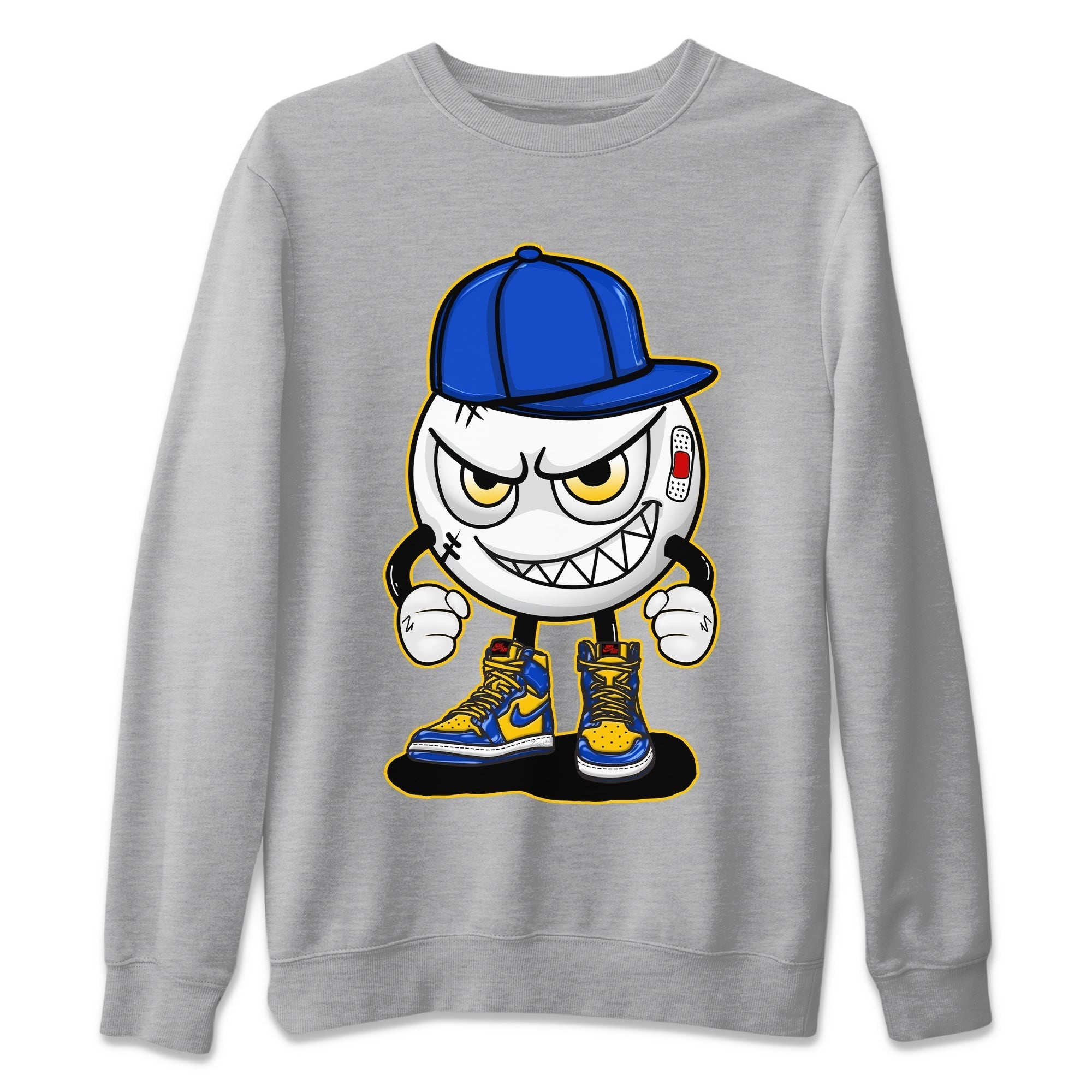 Mischief Unisex Tops - Air Jordan 1 Game Royal Varsity Maize