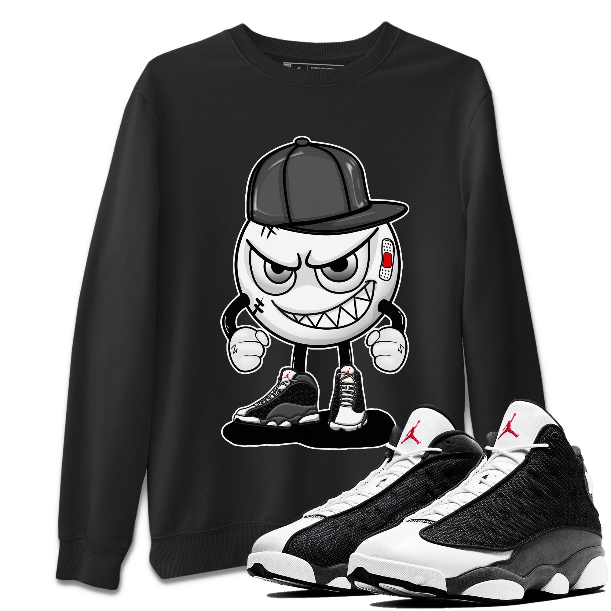 Mischief Unisex Tops - Air Jordan 13 Black Flint