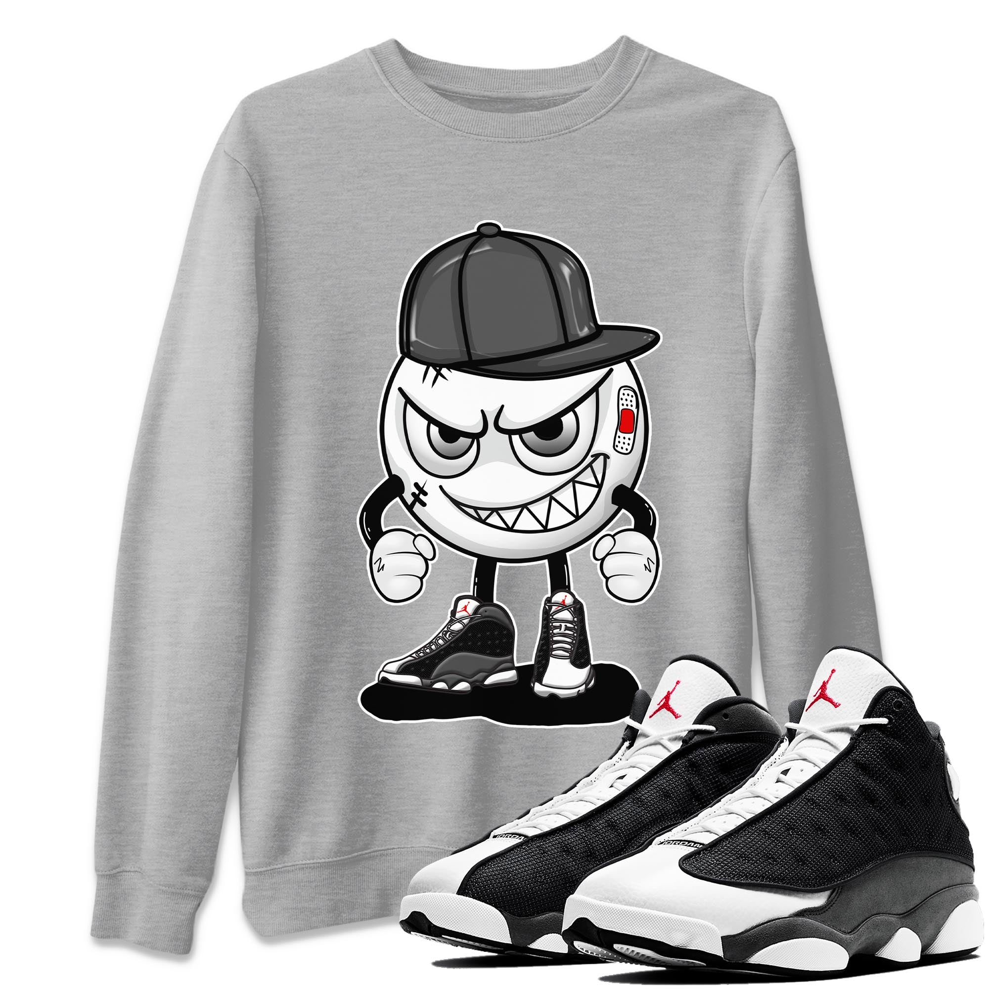 Mischief Unisex Tops - Air Jordan 13 Black Flint