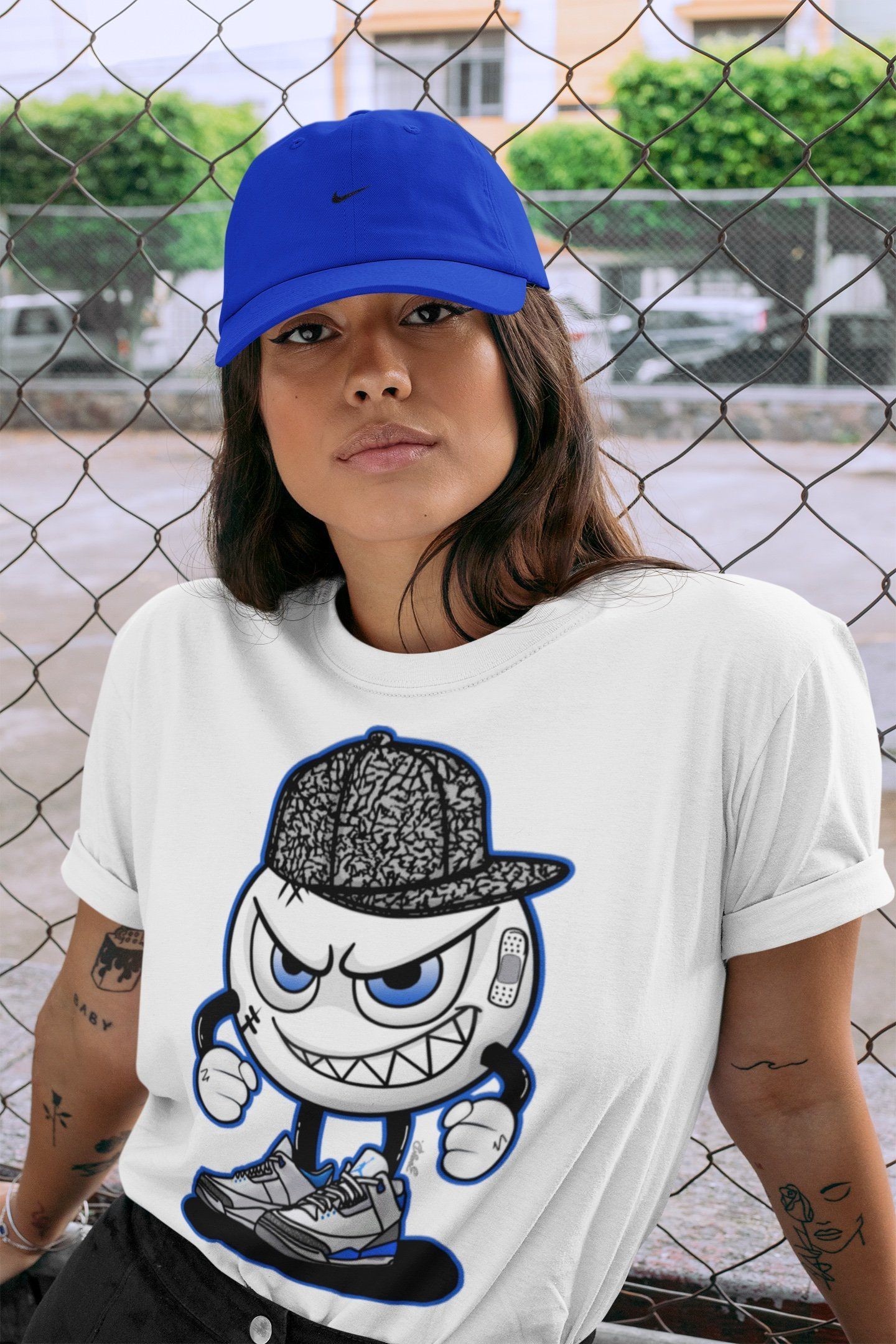 Mischief Unisex Tops - Air Jordan 3 Racer Blue