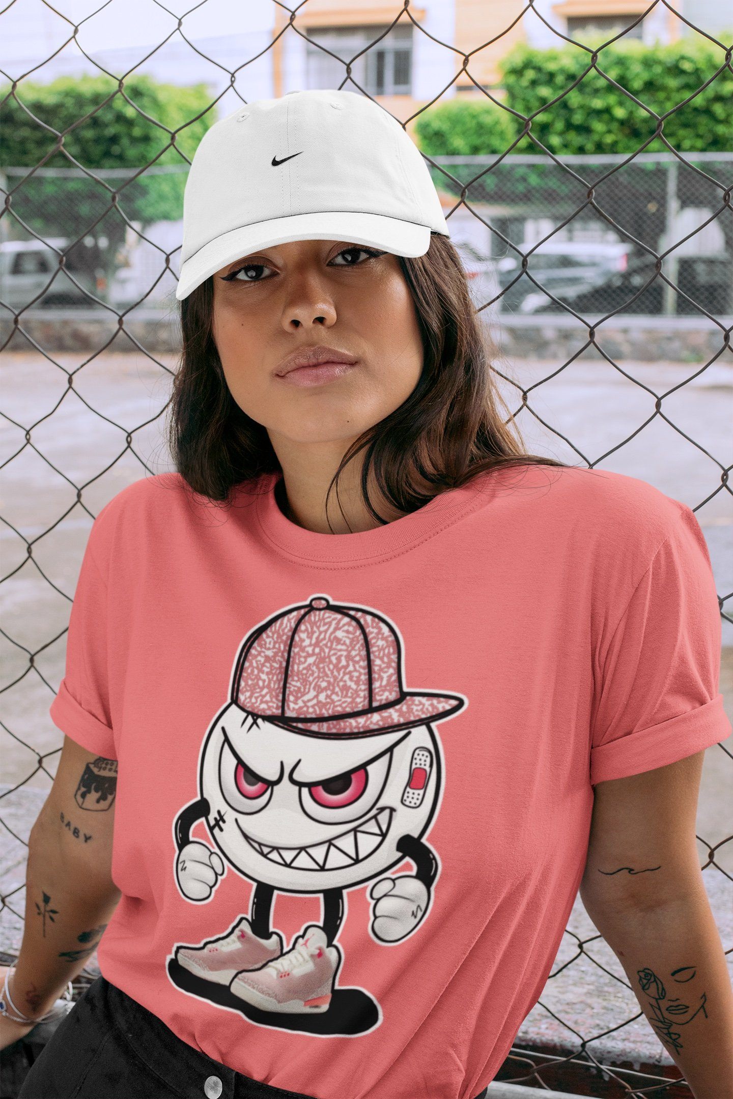 Mischief Unisex Tops - Air Jordan 3 Rust Pink