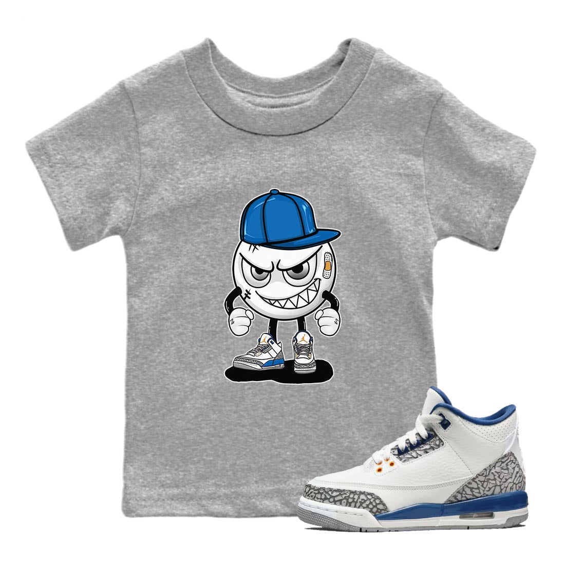 Mischief Kids Tops - Air Jordan 3 Wizards