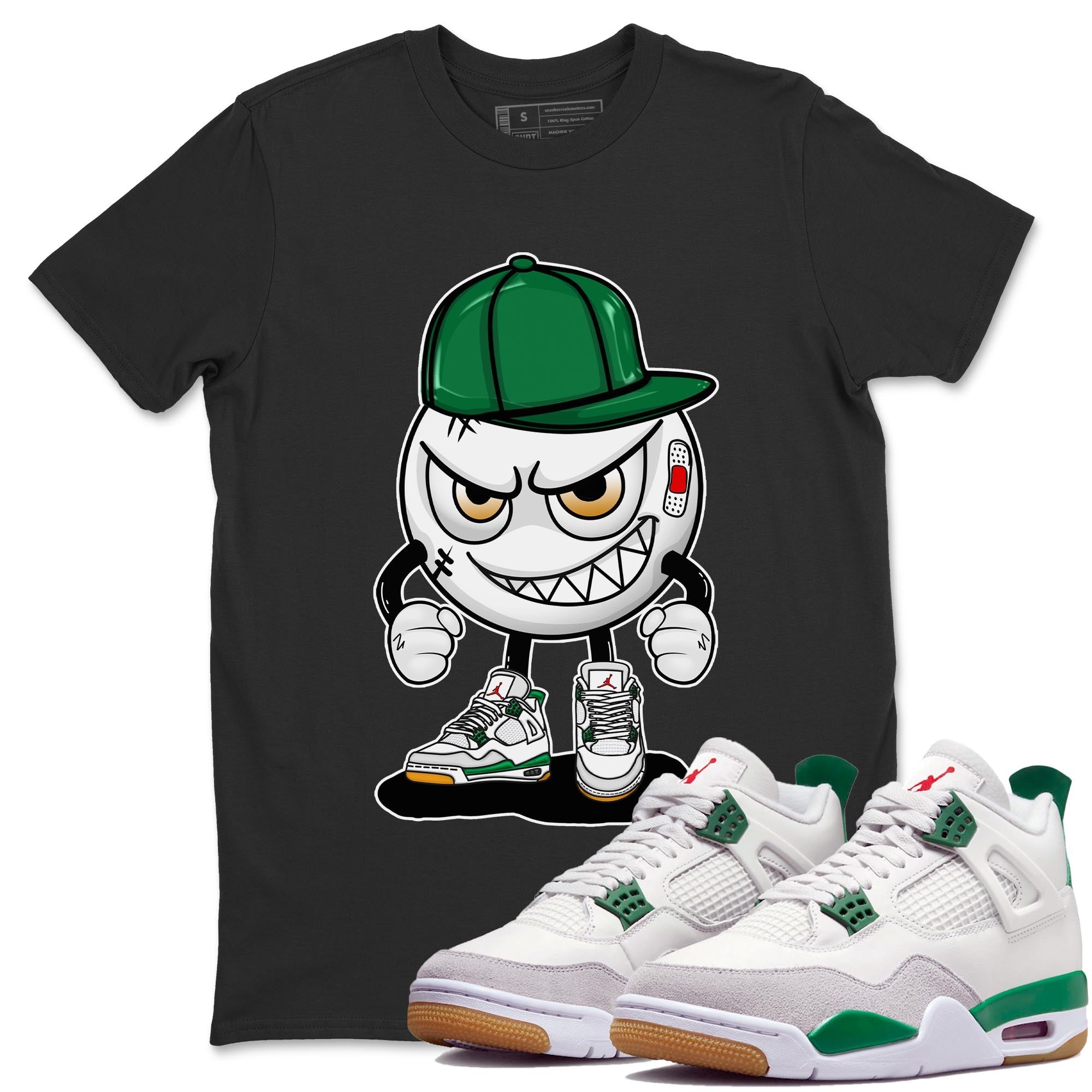 Mischief Unisex Tops - Air Jordan 4 Pine Green