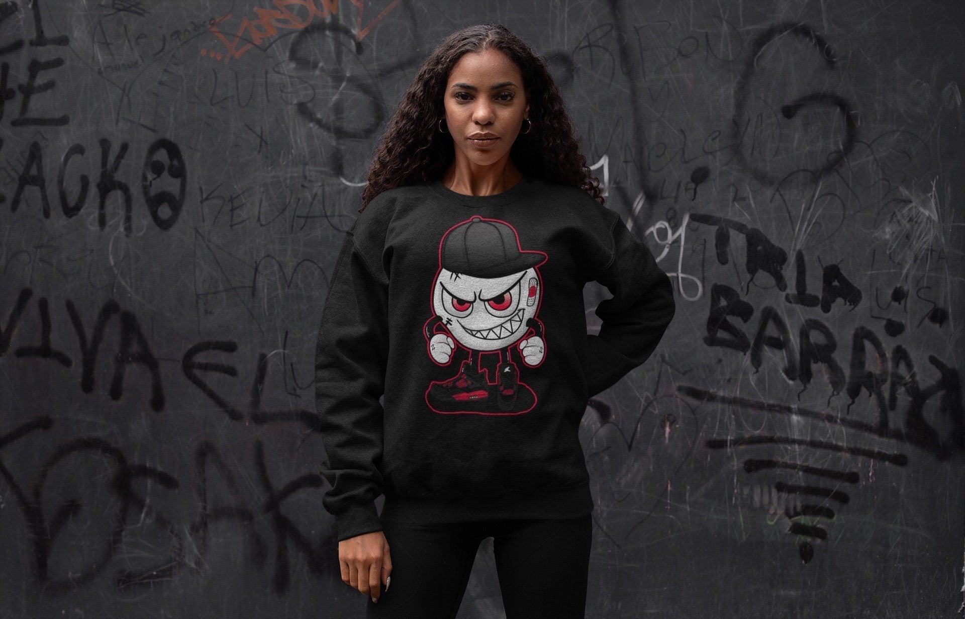Mischief Unisex Tops - Air Jordan 4 Red Thunder