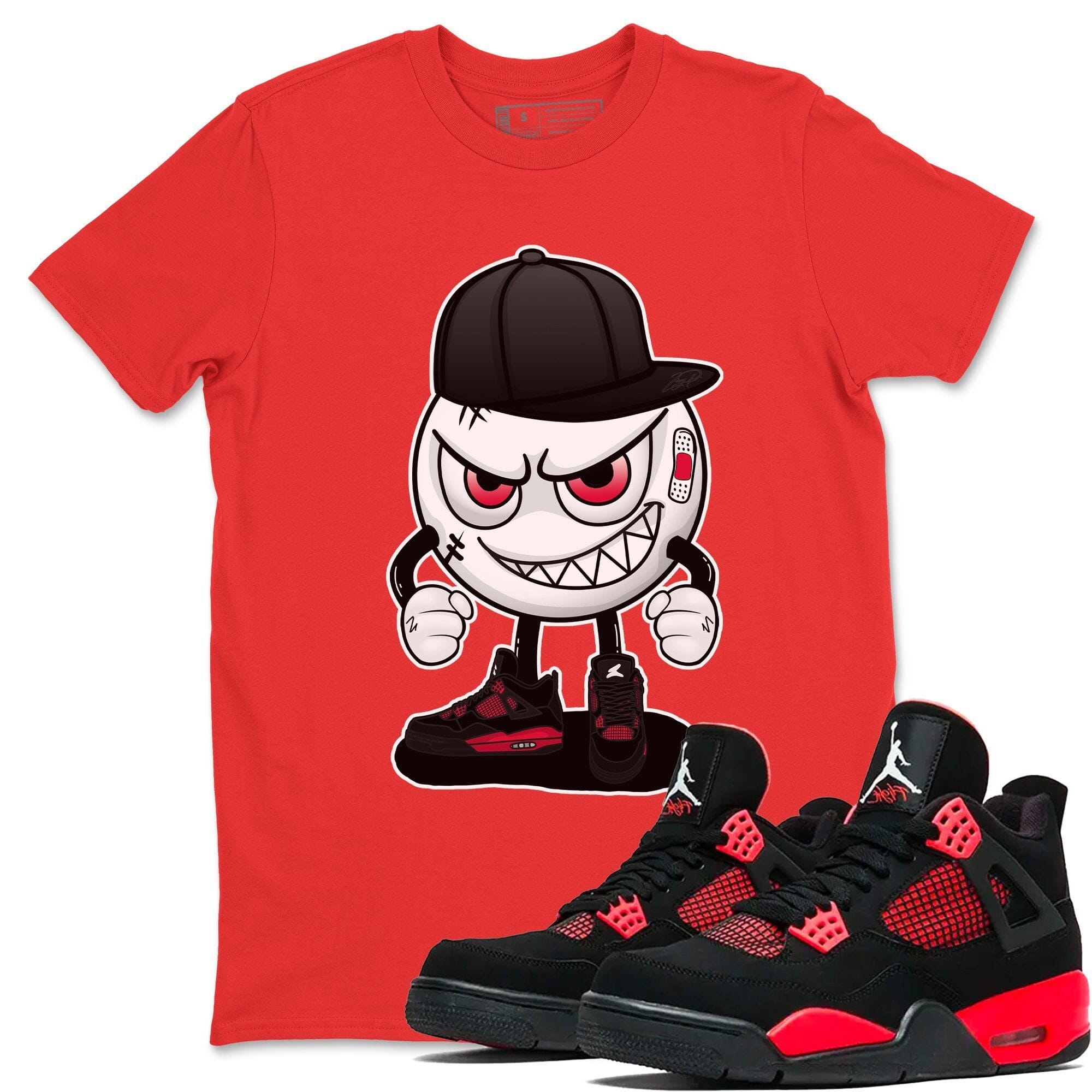 Mischief Unisex Tops - Air Jordan 4 Red Thunder