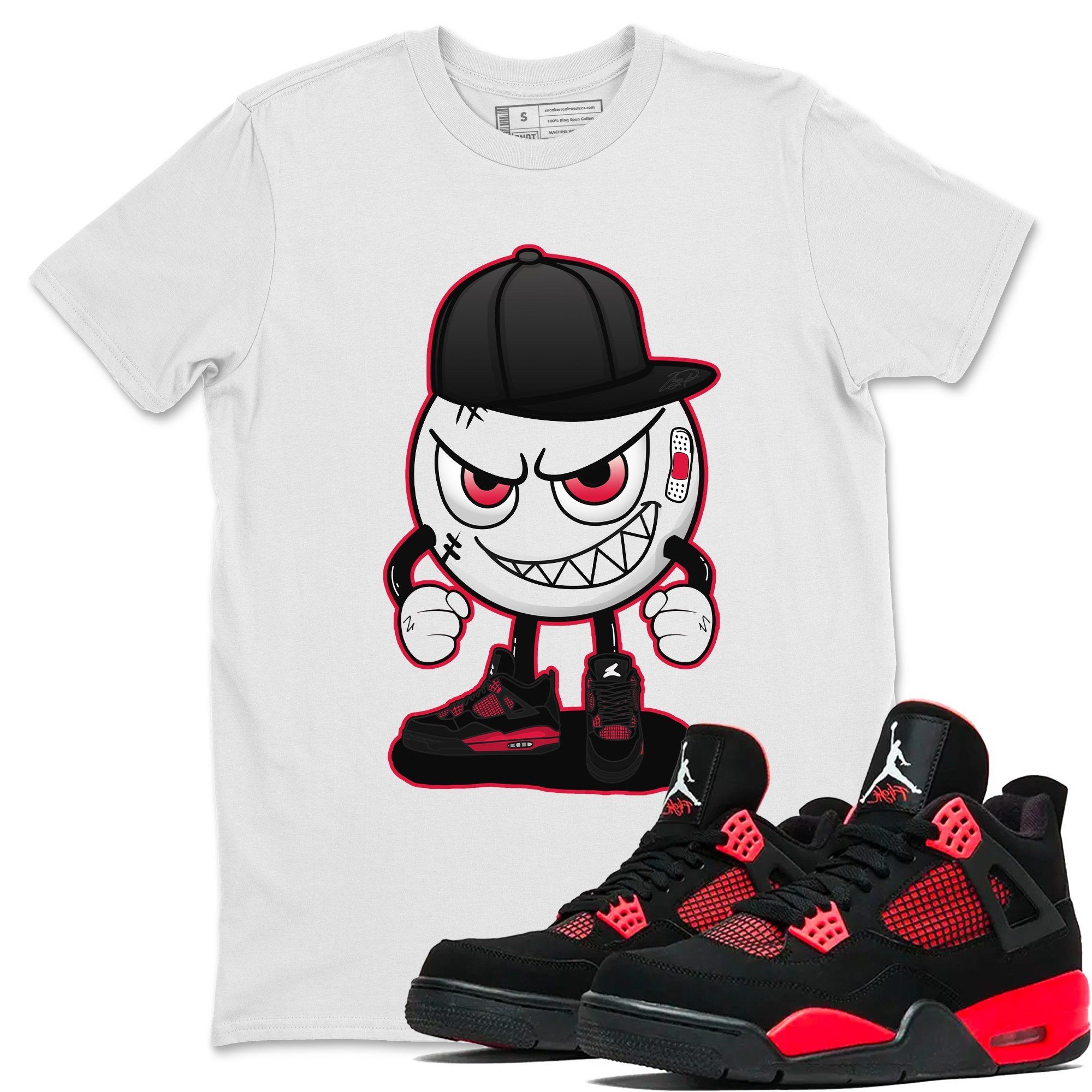 Mischief Unisex Tops - Air Jordan 4 Red Thunder