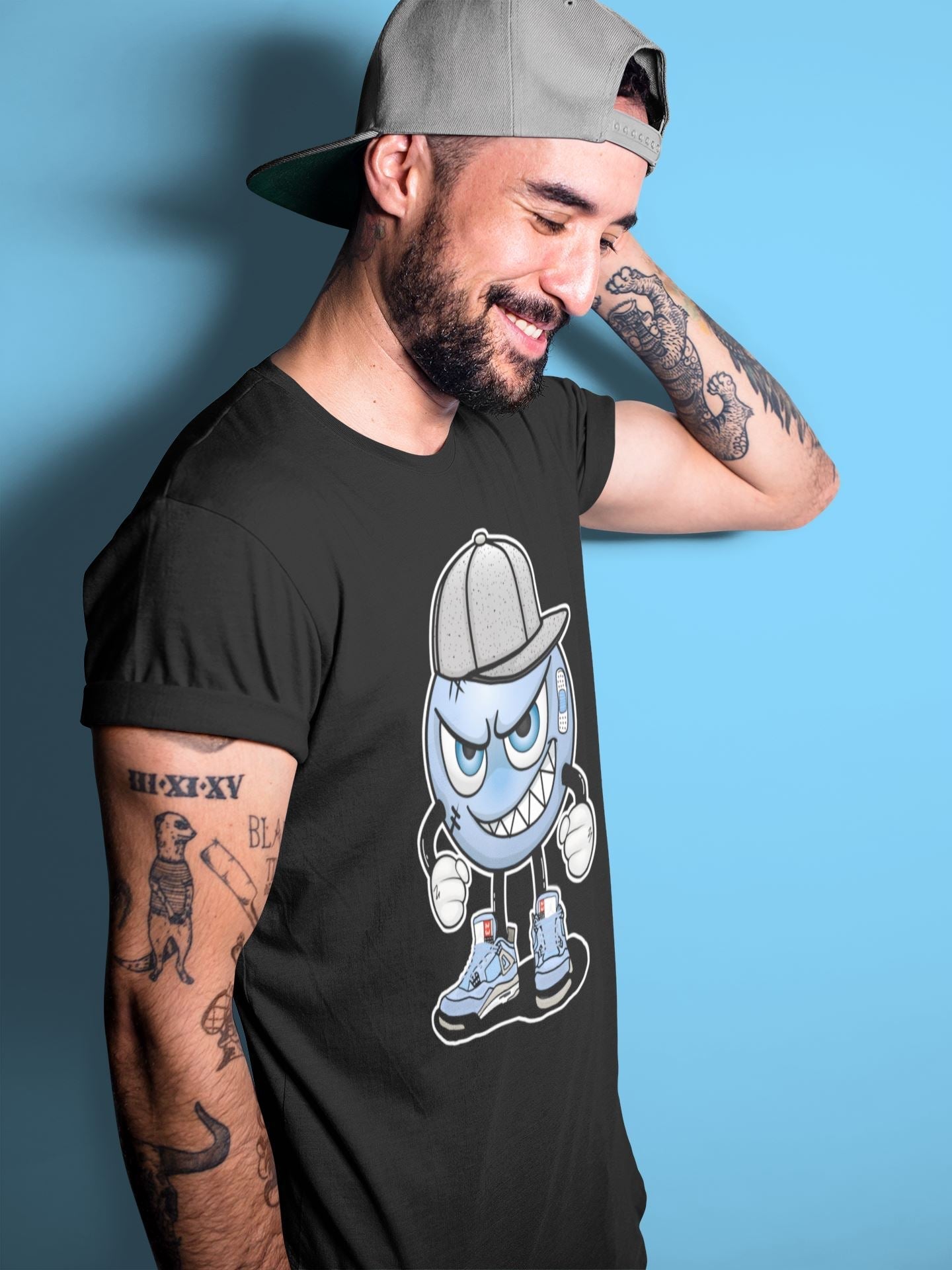 Mischief Unisex Tops - Air Jordan 4 University Blue