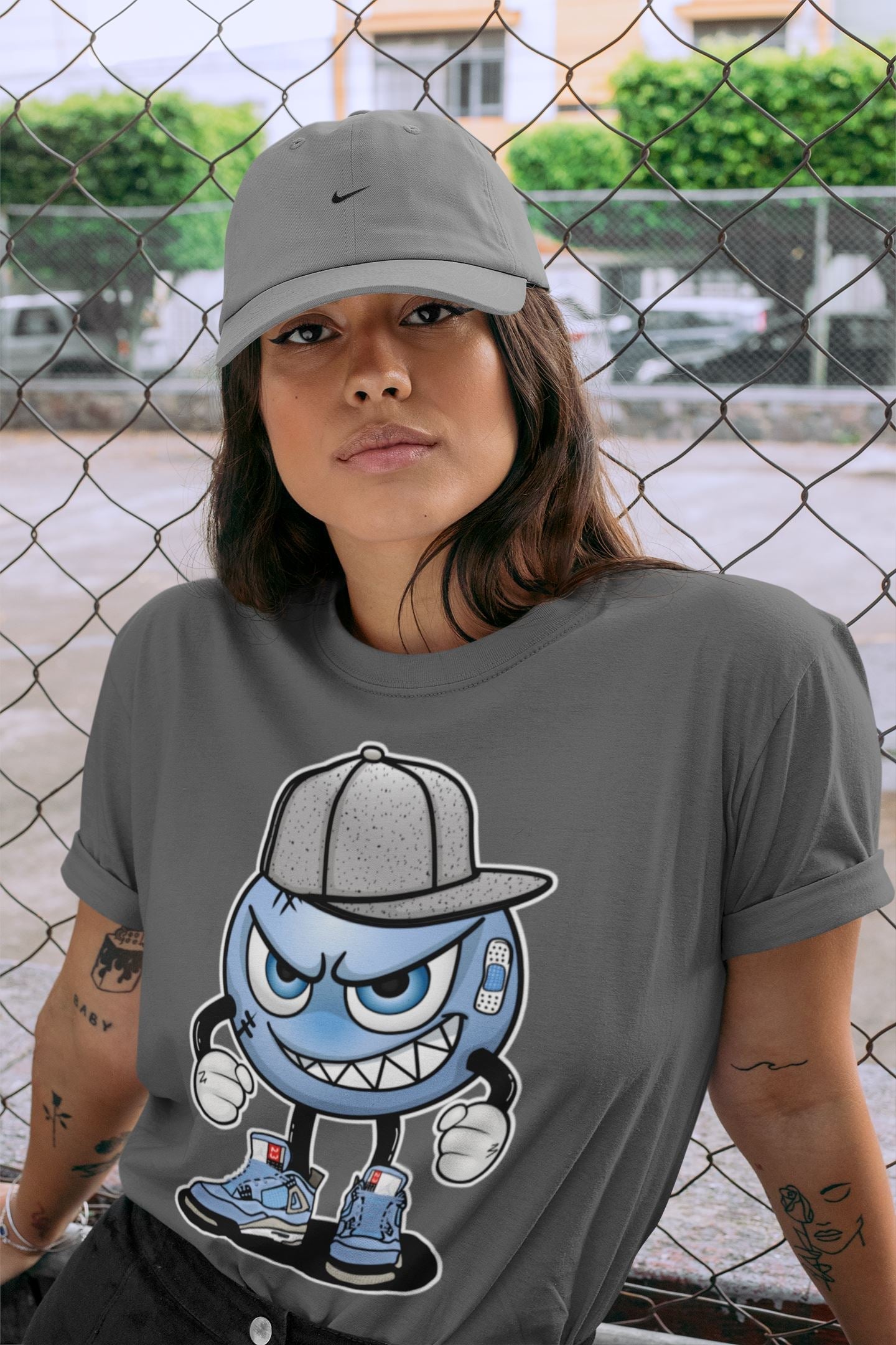 Mischief Unisex Tops - Air Jordan 4 University Blue