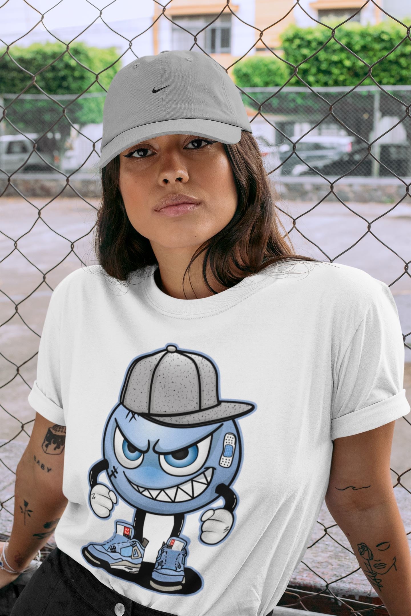 Mischief Unisex Tops - Air Jordan 4 University Blue