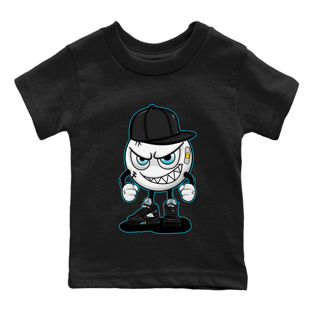 Mischief Kids Tops - Air Jordan 5 Aqua