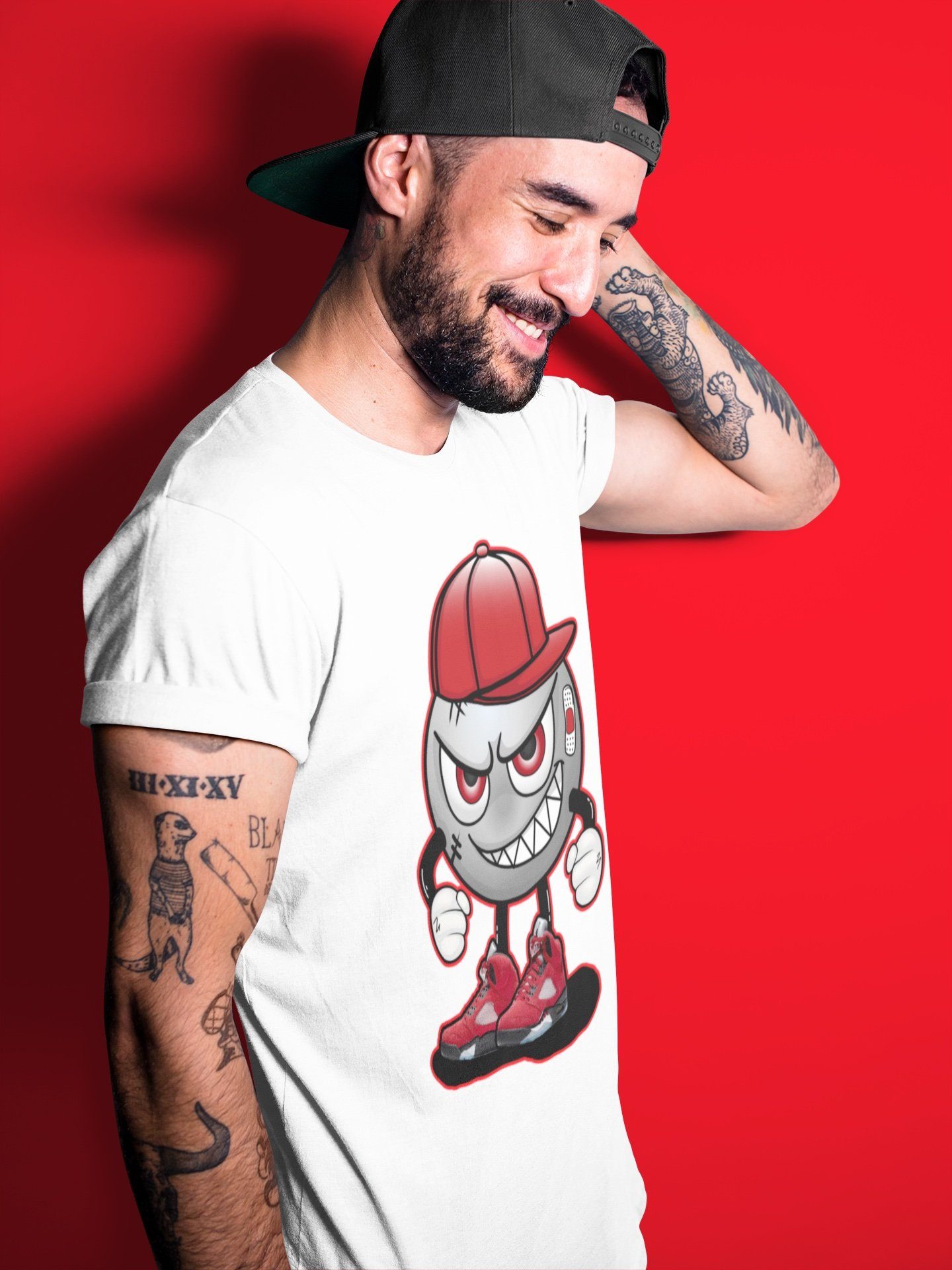 Mischief Unisex Tops - Air Jordan 5 Raging Bull