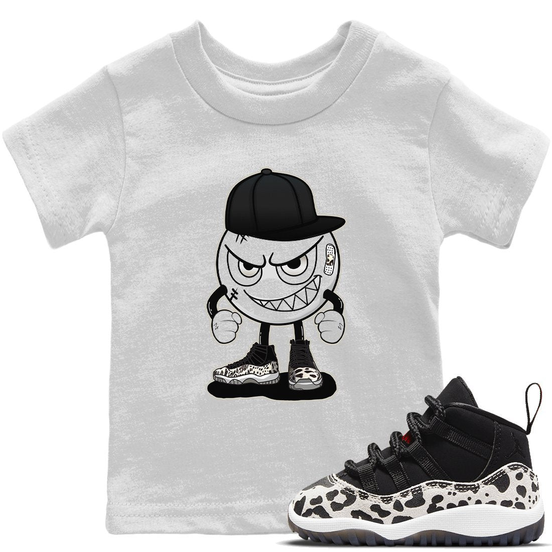 Mischief Kids Tops - Air Jordan 11 Animal Instinct