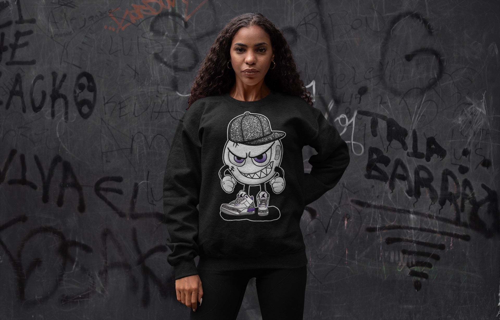 Mischief Unisex Tops - Air Jordan 3 Dark Iris